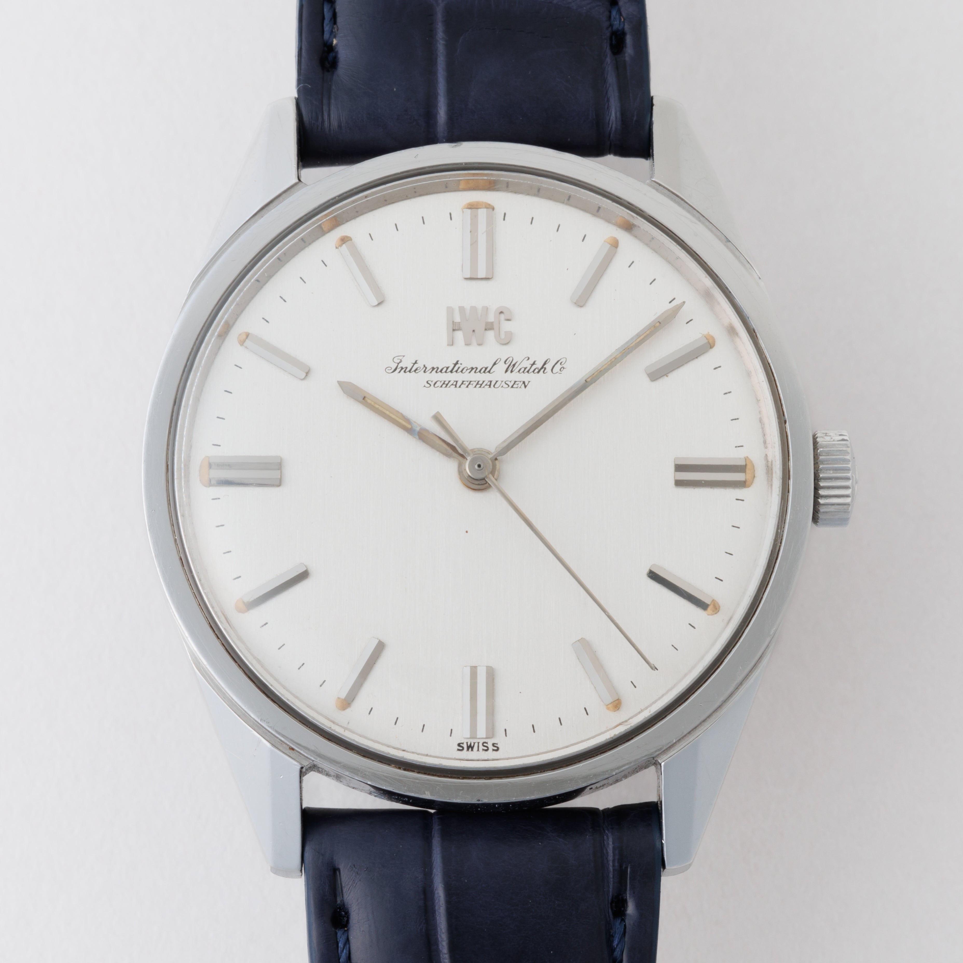 IWC ラウンド 1970年製（昭和45年製） Cal.89 手巻き オールドインター R810 純正尾錠付き