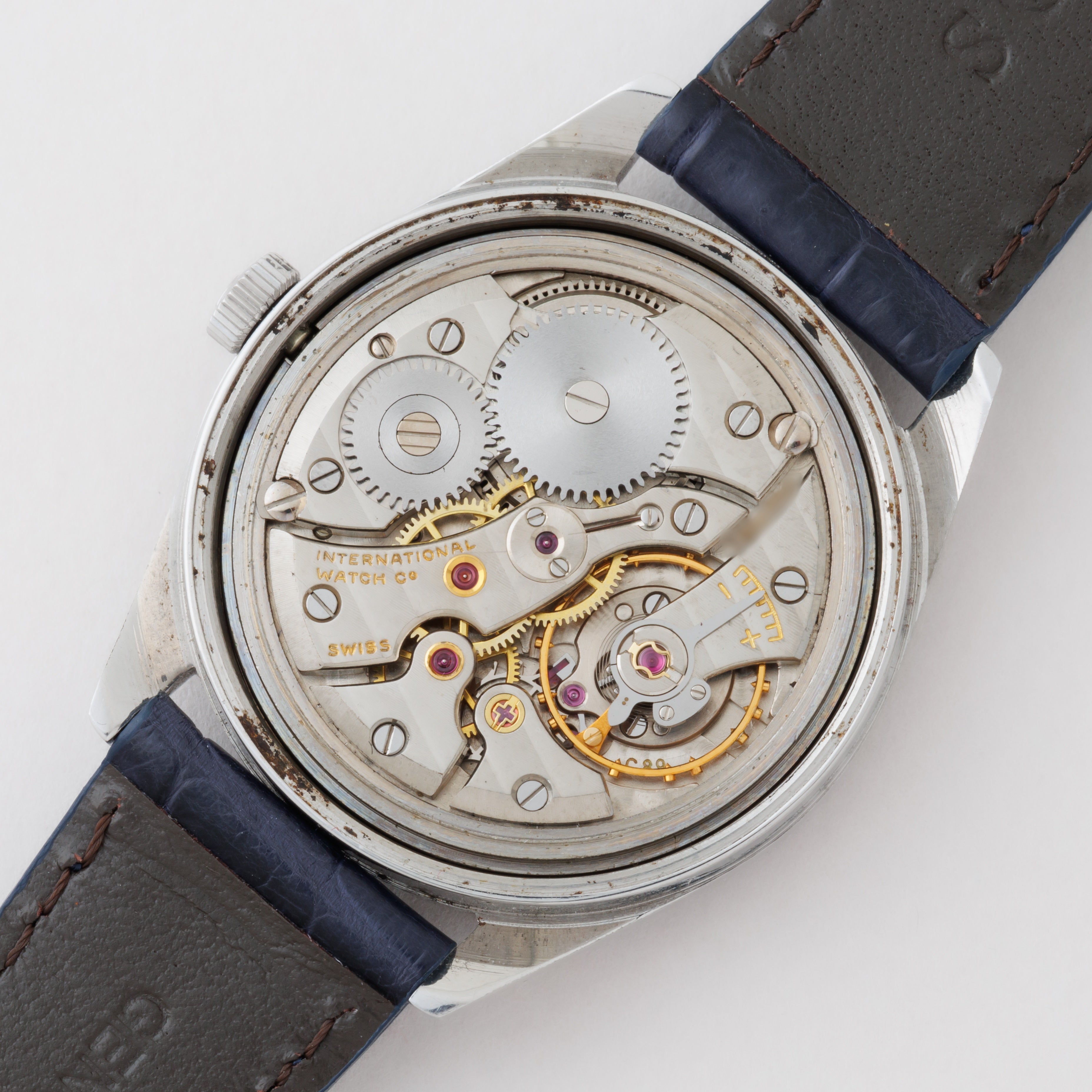 IWC ラウンド 1970年製（昭和45年製） Cal.89 手巻き オールドインター R810 純正尾錠付き