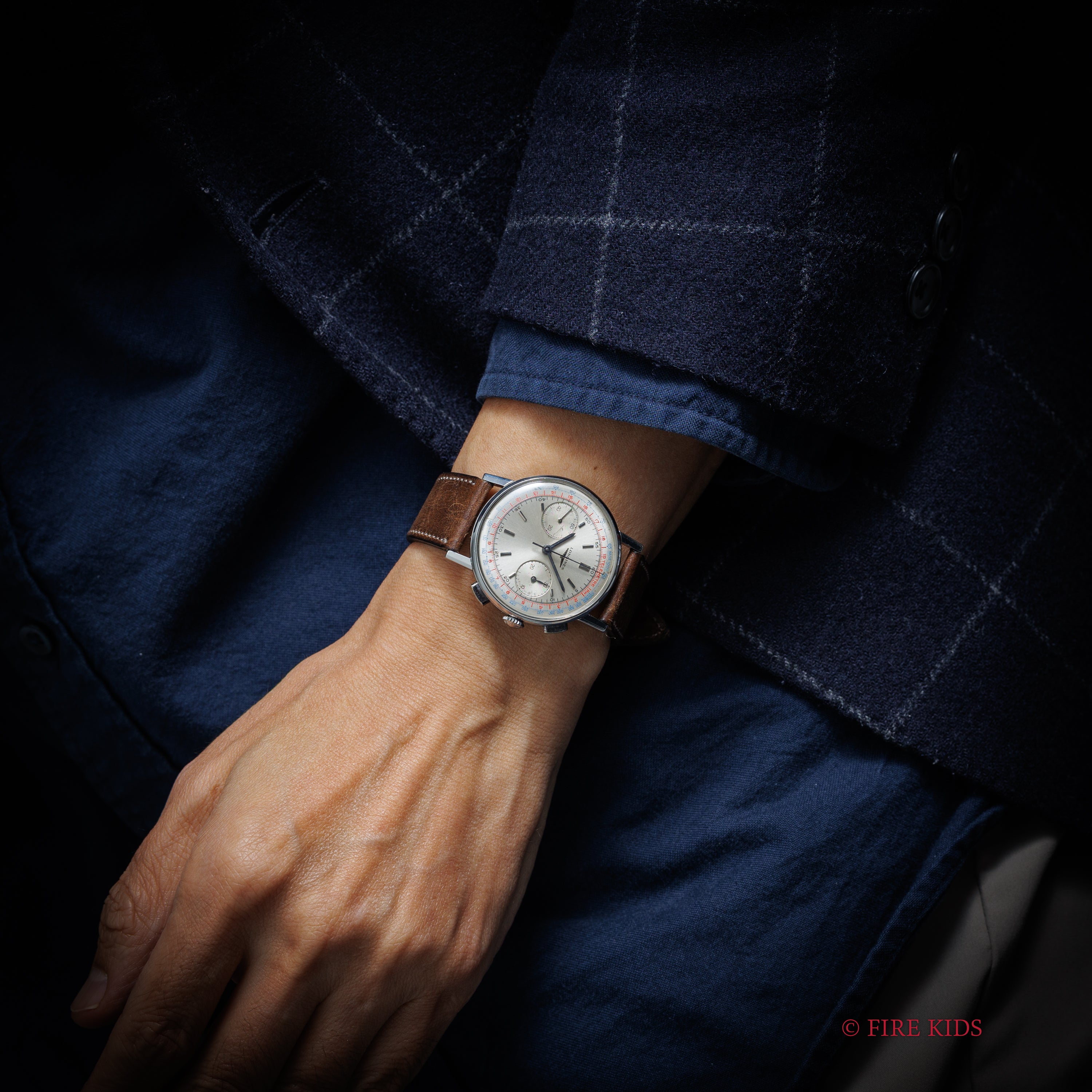 ロンジン 2レジスタークロノグラフ 1960年代製 Cal.530(30CH) Ref.7412 5 フライバック