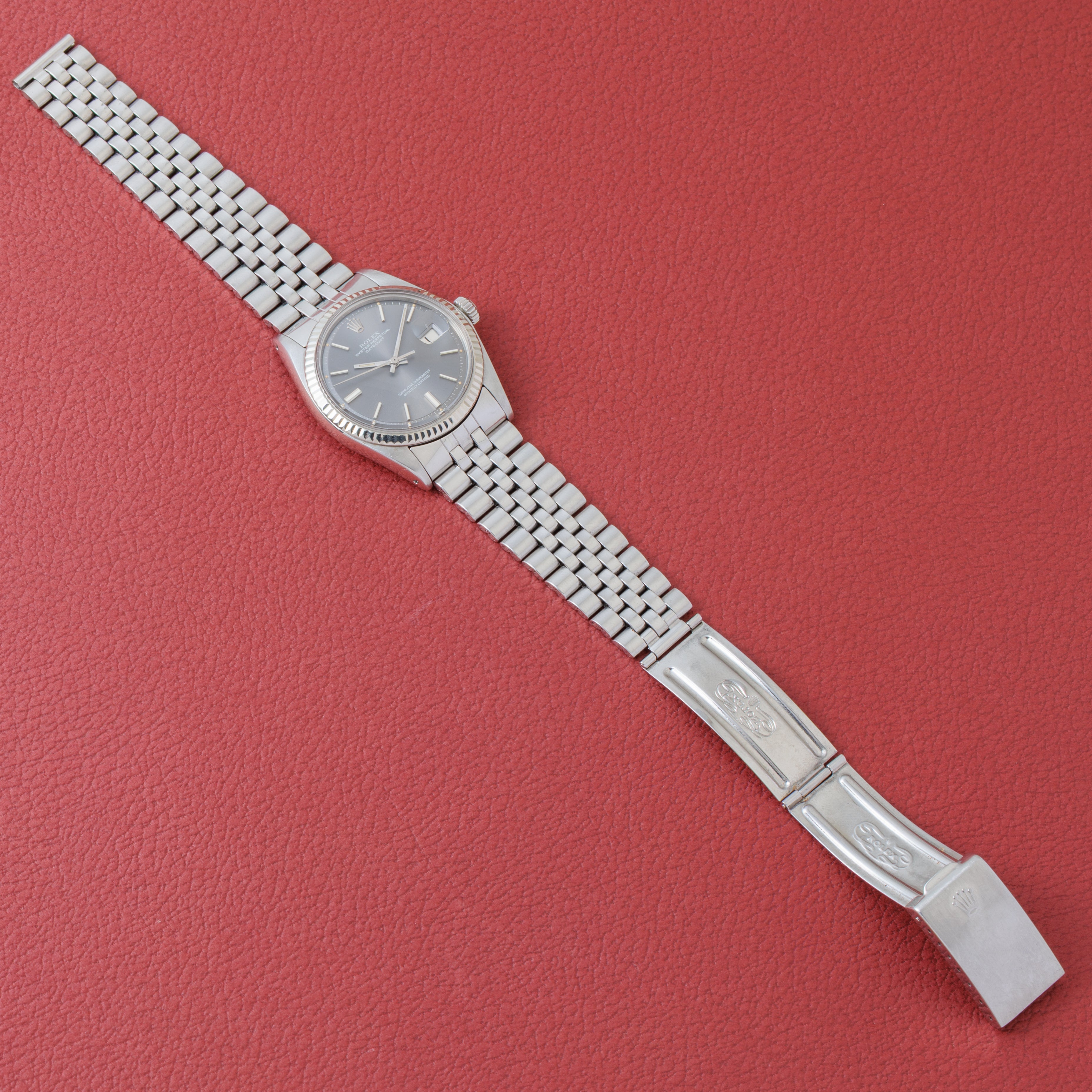 ロレックス デイトジャスト グレーダイヤル 1972年製 自動巻き Ref.1601