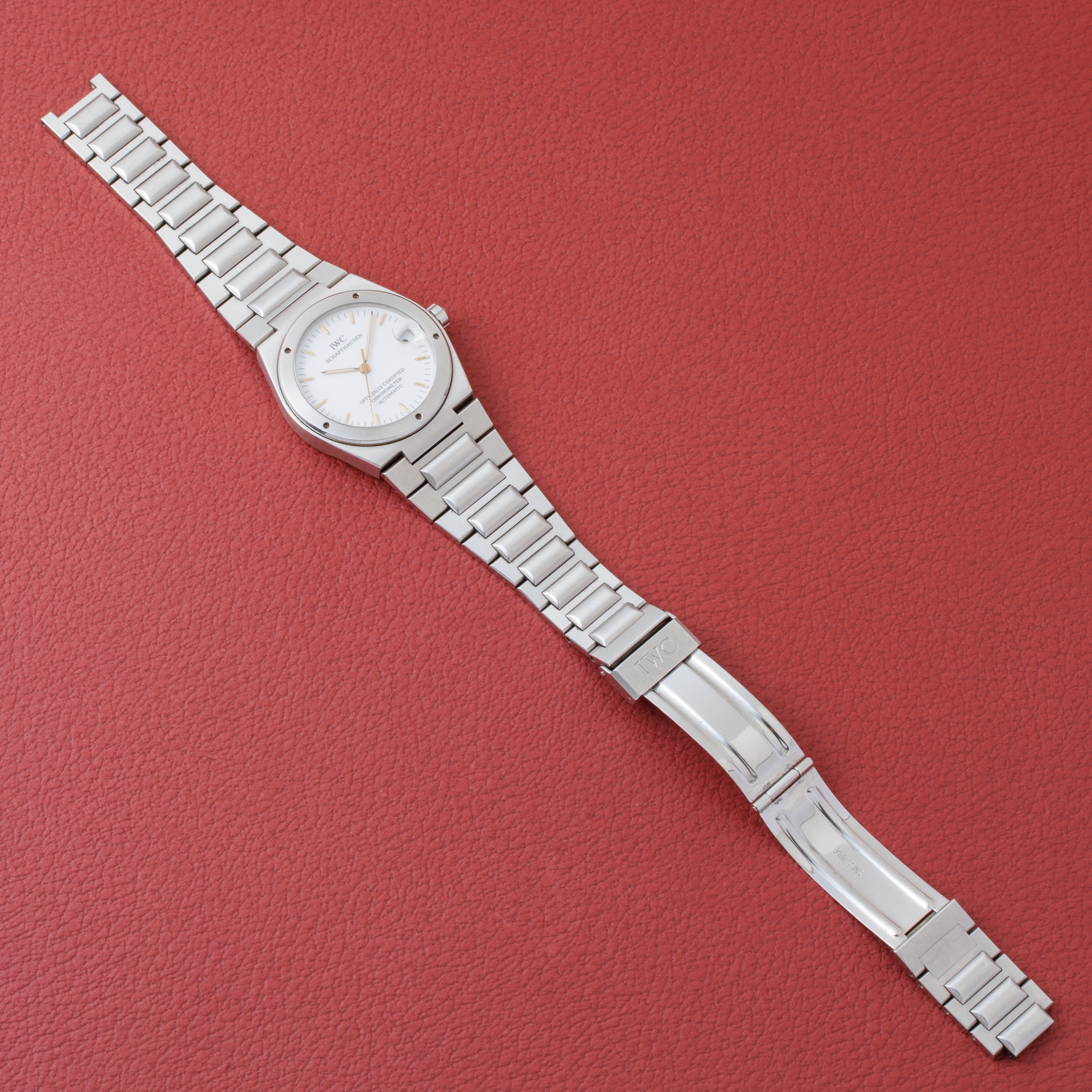 IWC インヂュニア 1995年製 Ref.3521 ジェンタデザイン 耐磁時計 自動巻き ギャラ、クロノメーター証明書