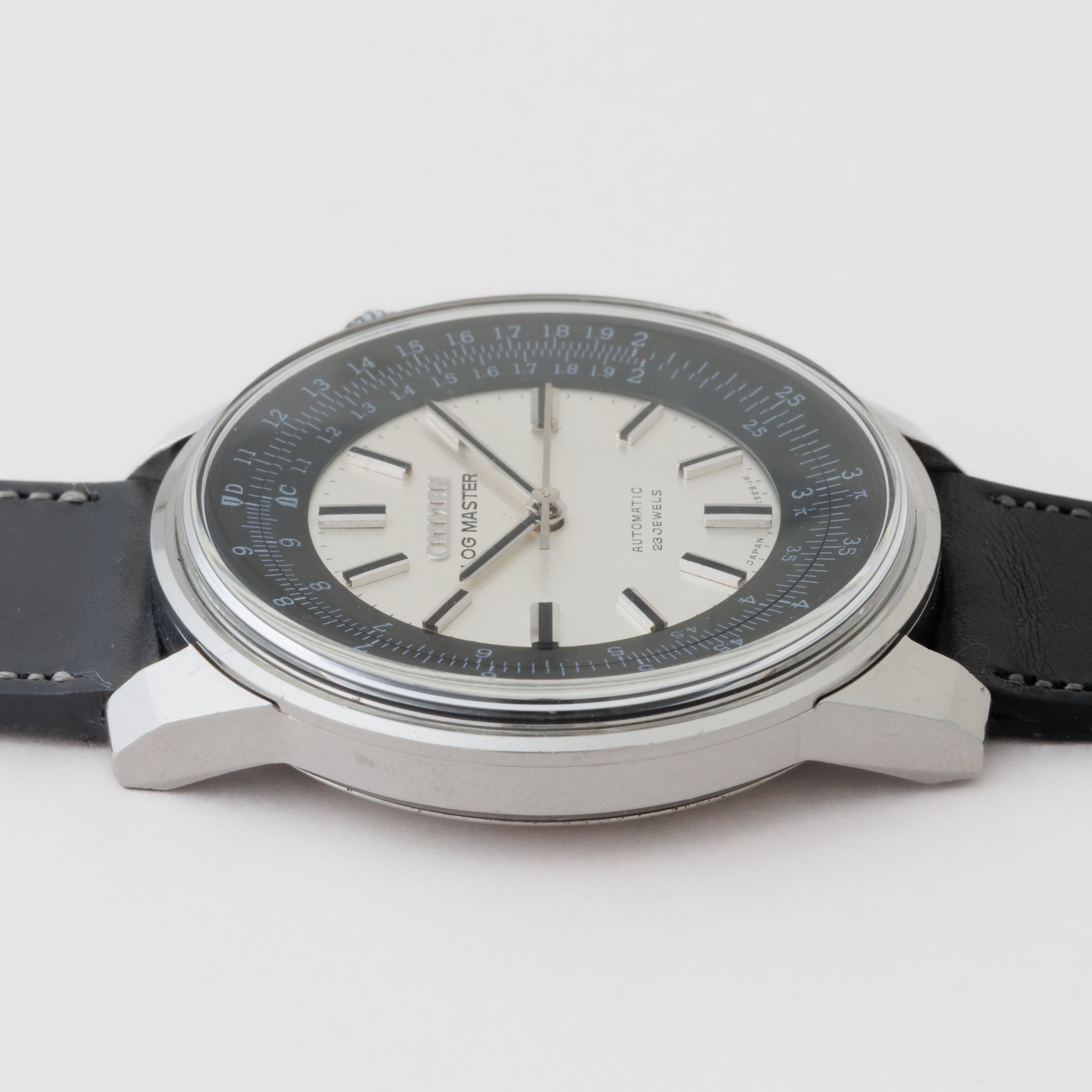 シチズン ログマスター 1968年製 回転計算尺 自動巻 AUOS52401-TA