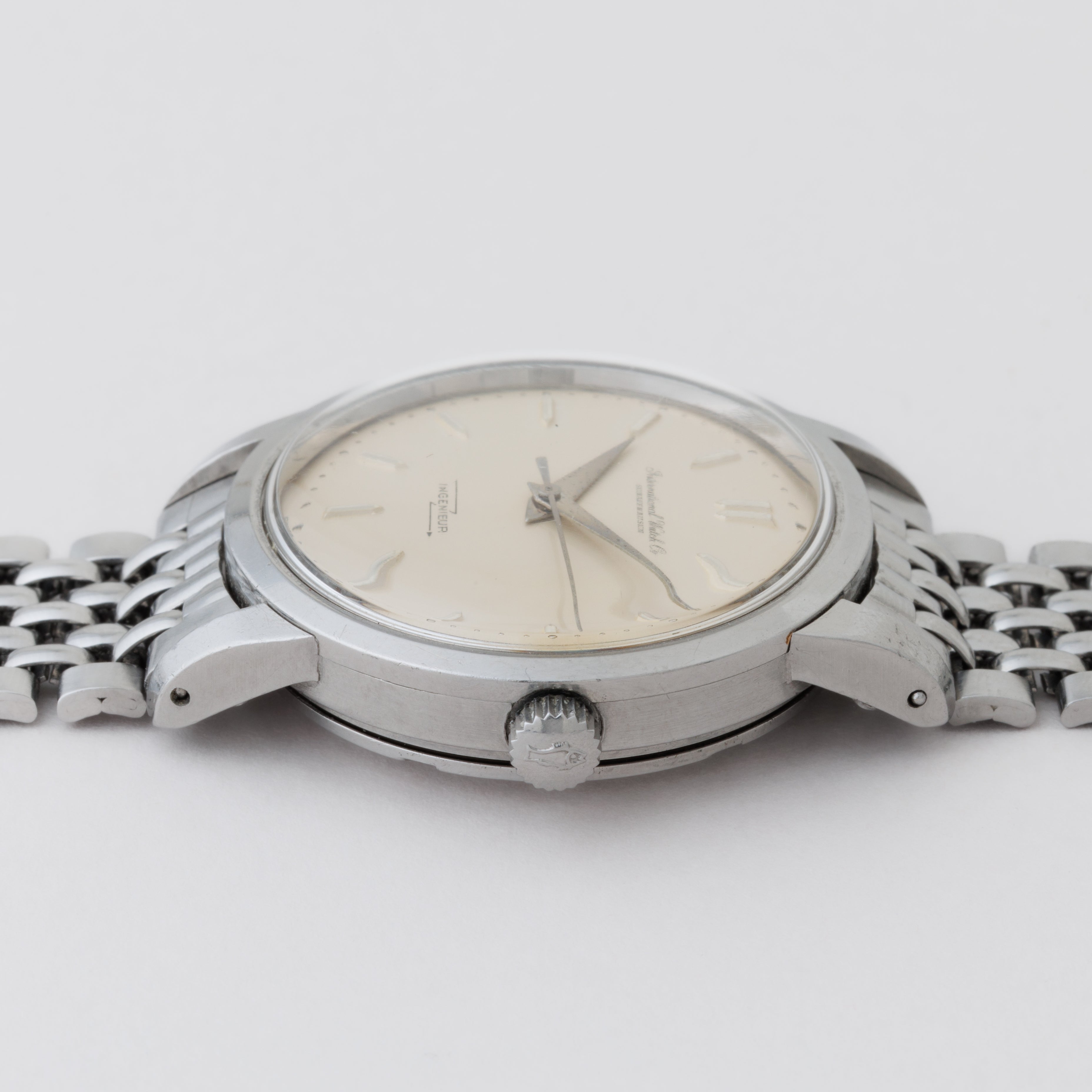 IWC インヂュニア ノンデイト 1960年製（昭和35年製） 純正ゲイフレアーブレス付き