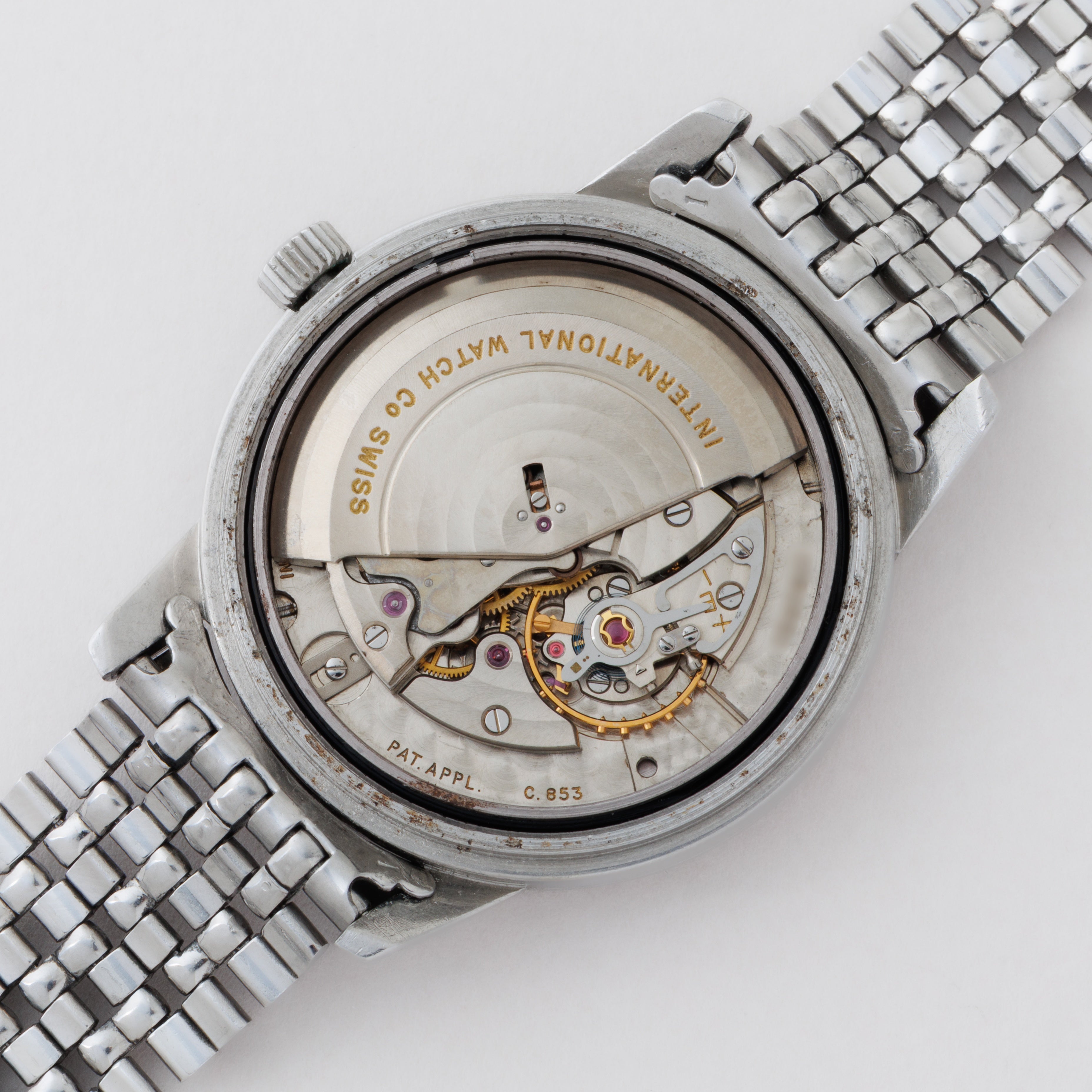 IWC インヂュニア ノンデイト 1960年製（昭和35年製） 純正ゲイフレアーブレス付き