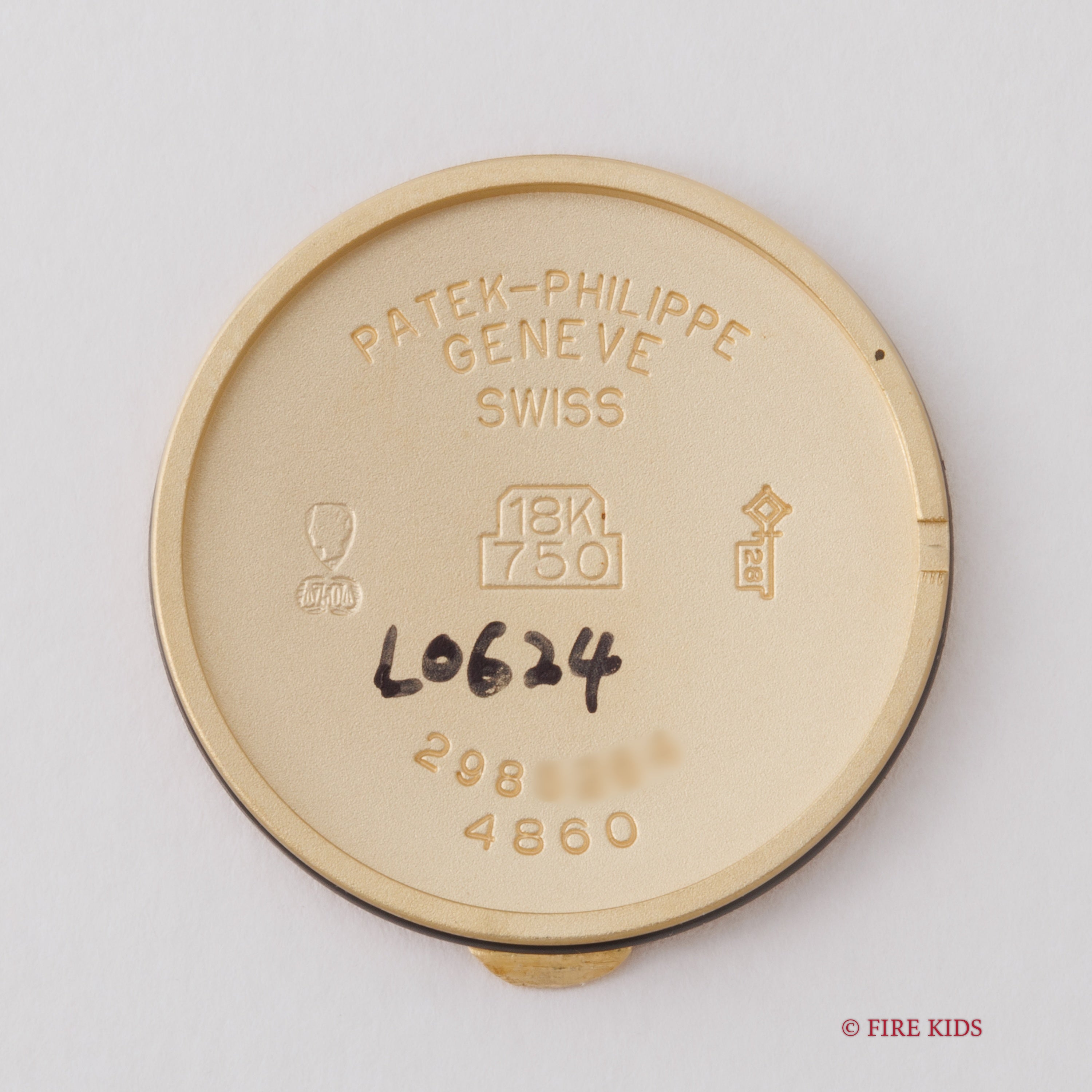 パテック・フィリップ カラトラバ オフィサー 25㎜アラビアダイヤル ブレゲ針 K18 手巻 Cal.16-250 Ref.4860 純正尾錠