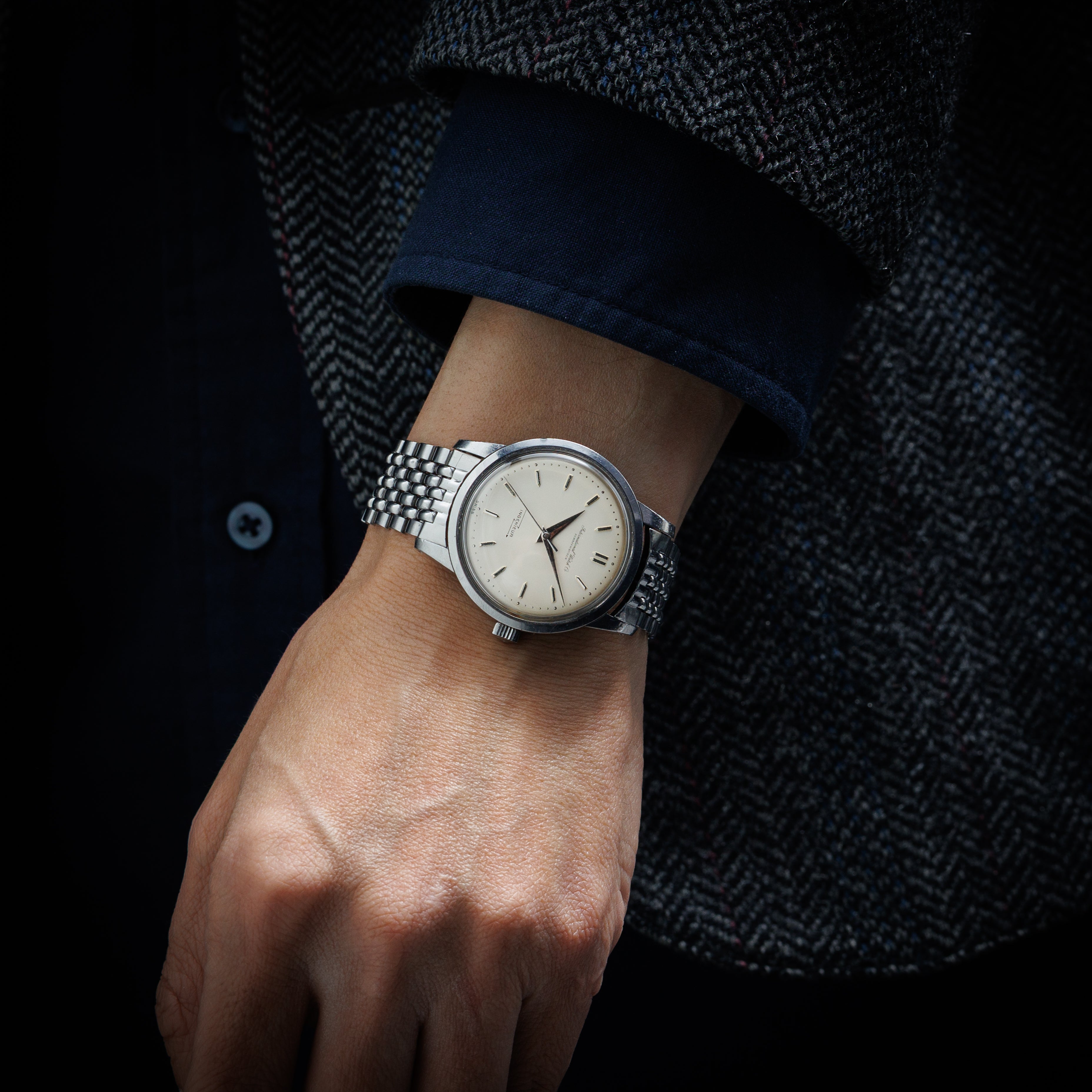 IWC インヂュニア ノンデイト 1960年製（昭和35年製） 純正ゲイフレアーブレス付き