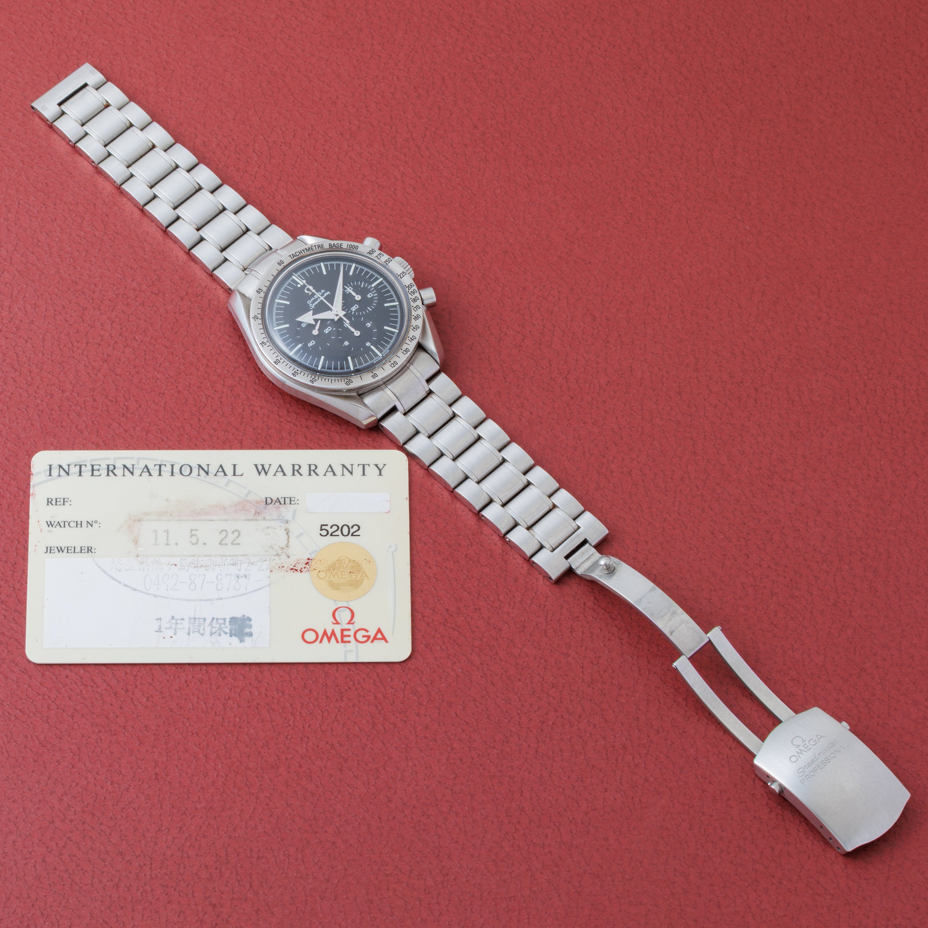 オメガ スピードマスター ファーストレプリカ 1999年製 手巻 Cal.1861 ギャラ付き