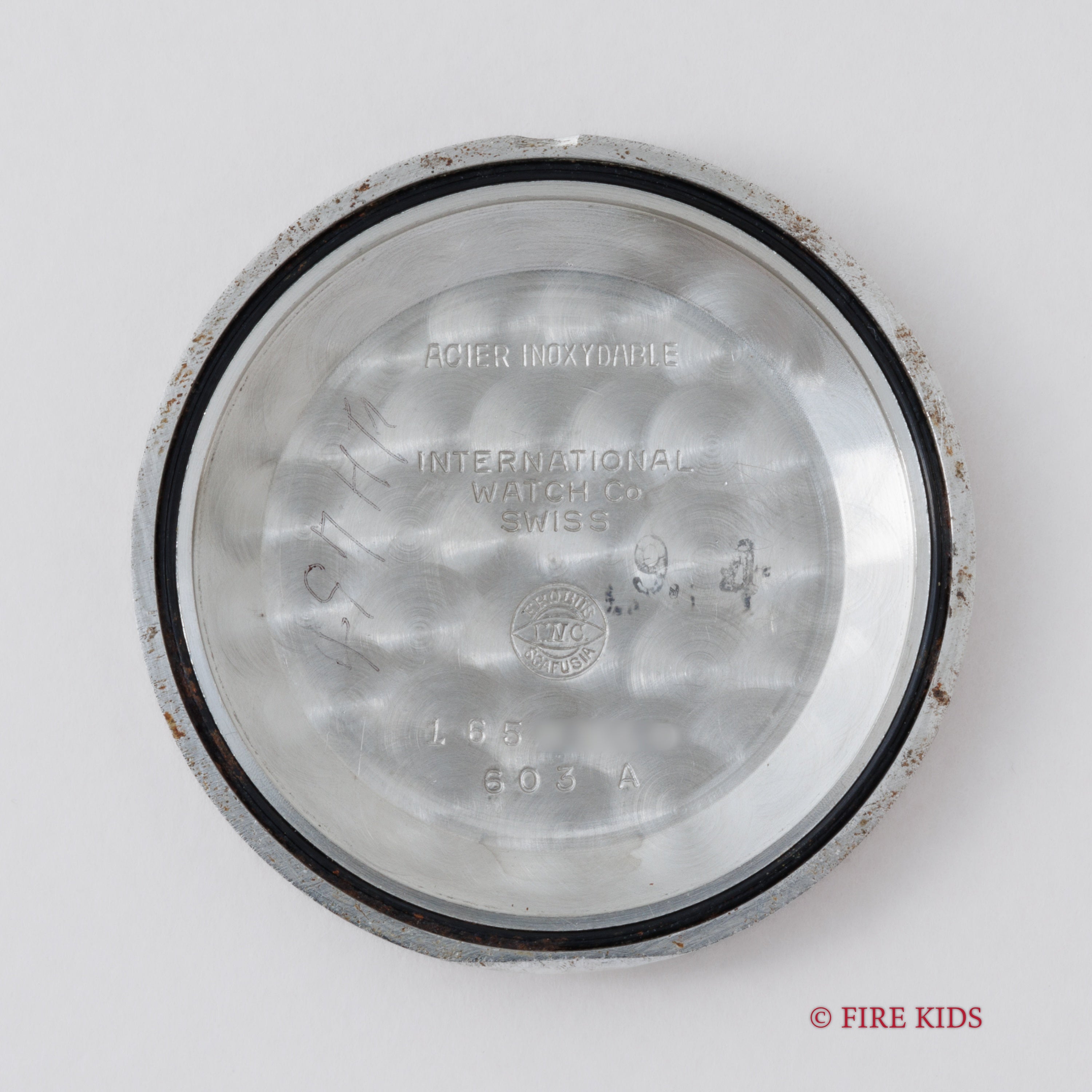 IWC 1963年製 ラウンドケース Ref.603A ペラトン式自動巻 Cal.853 ノンデイト お魚リューズ