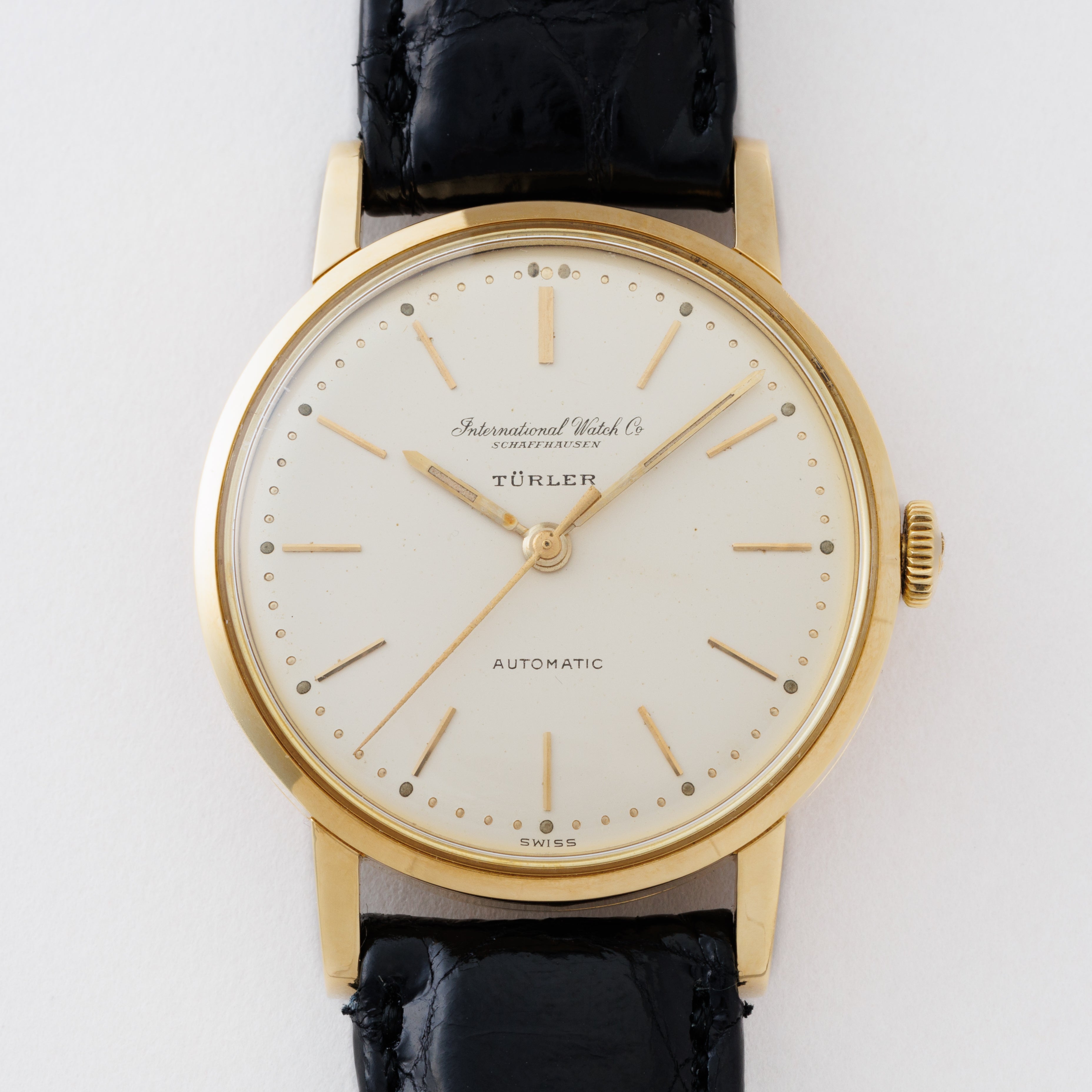 IWC オートマチック チューラーWネーム 1961年製 18金無垢イエローゴールド ノンデイト ペラトン式自動巻き