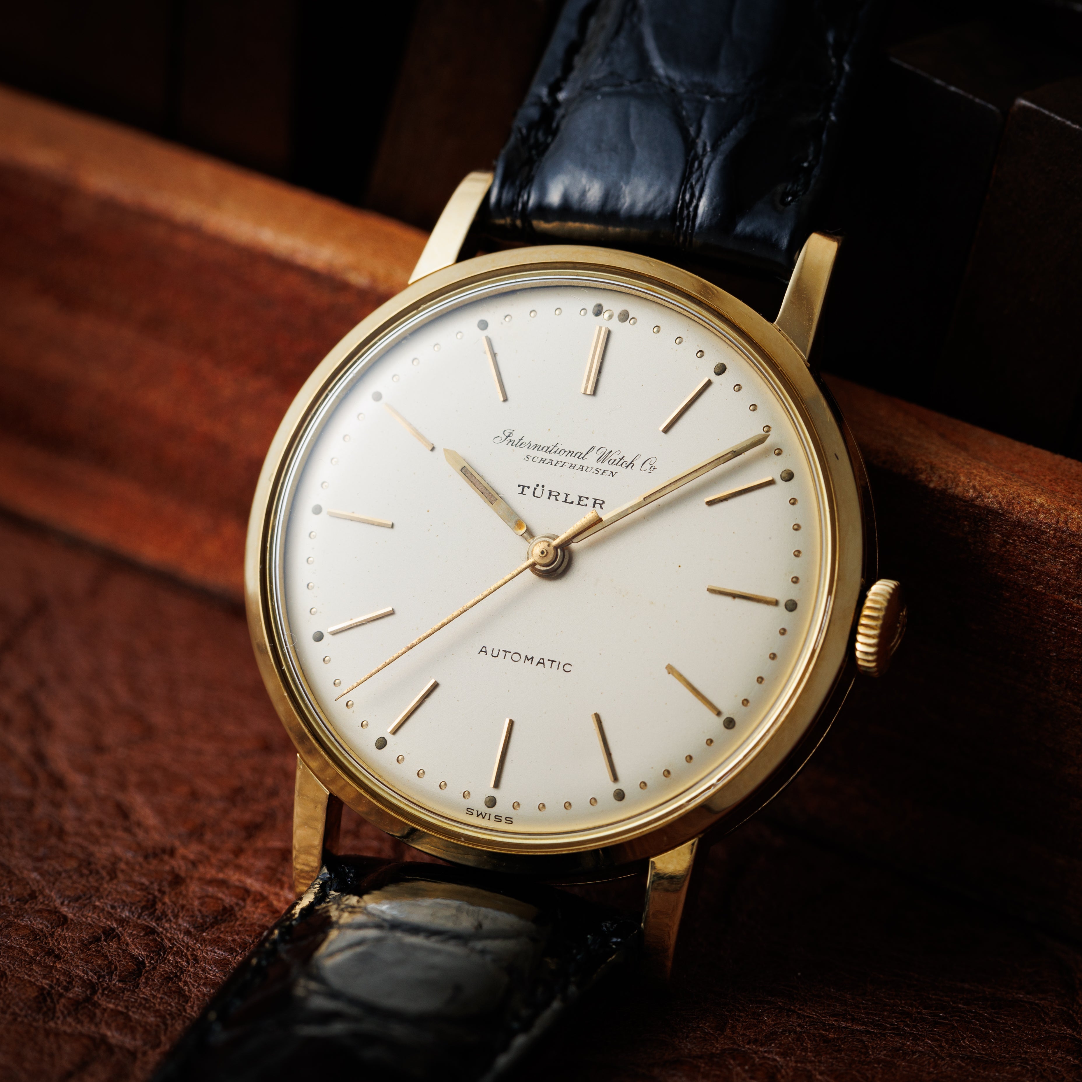 IWC オートマチック チューラーWネーム 1961年製 18金無垢イエローゴールド ノンデイト ペラトン式自動巻き