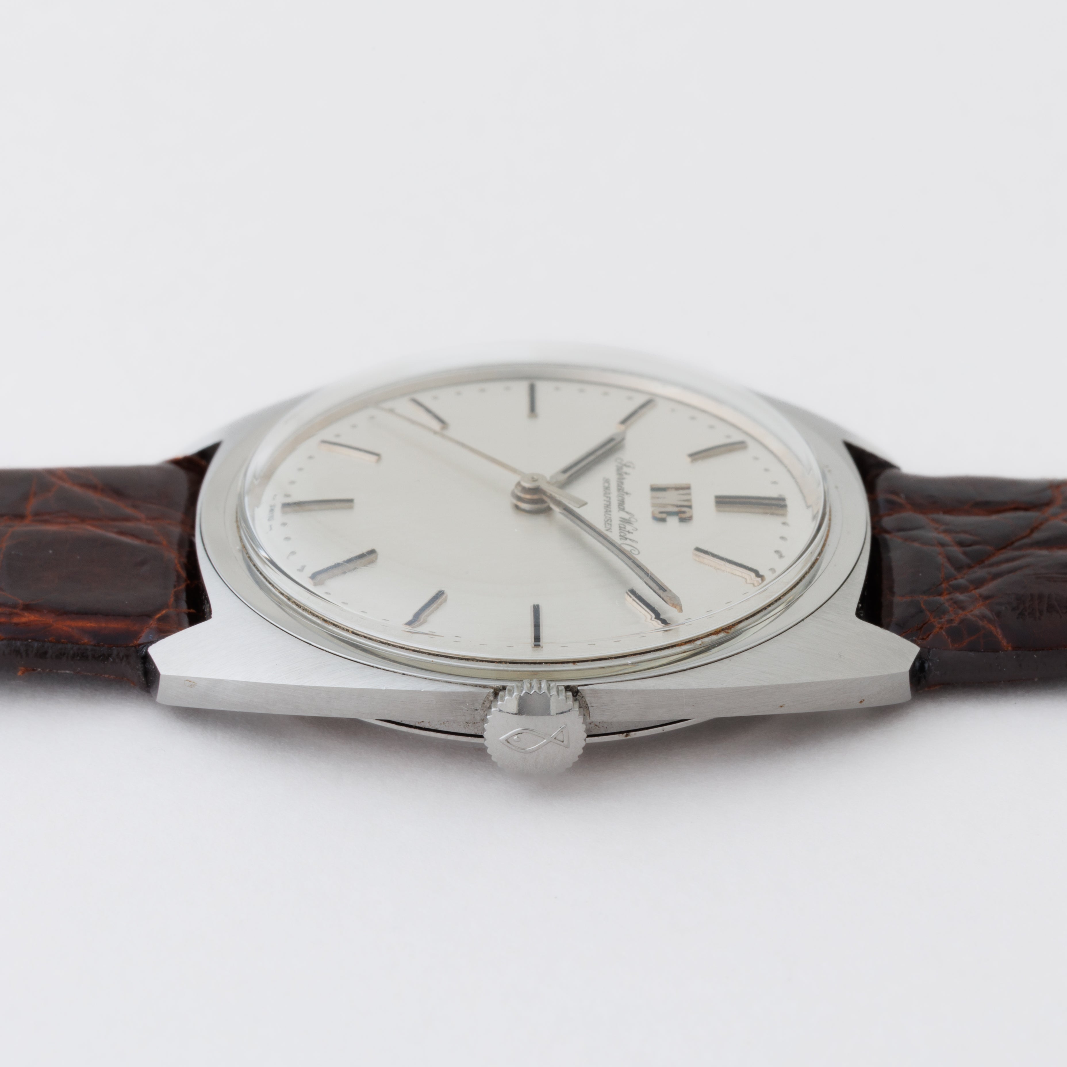 IWC トノーケース シルバーダイヤル Cal.403 箱、ギャラ付き