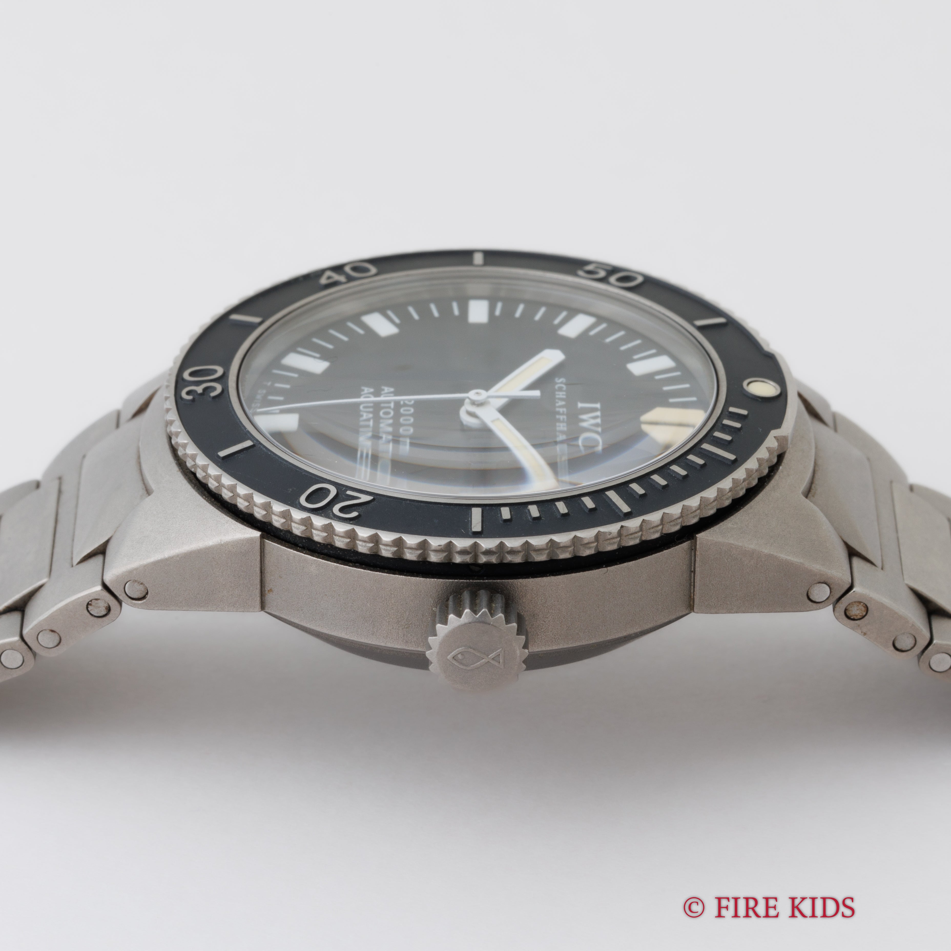 IWC 1999年製 アクアタイマー 2000m防水 チタン オールトリチウム 純正ブレス ギャラ付