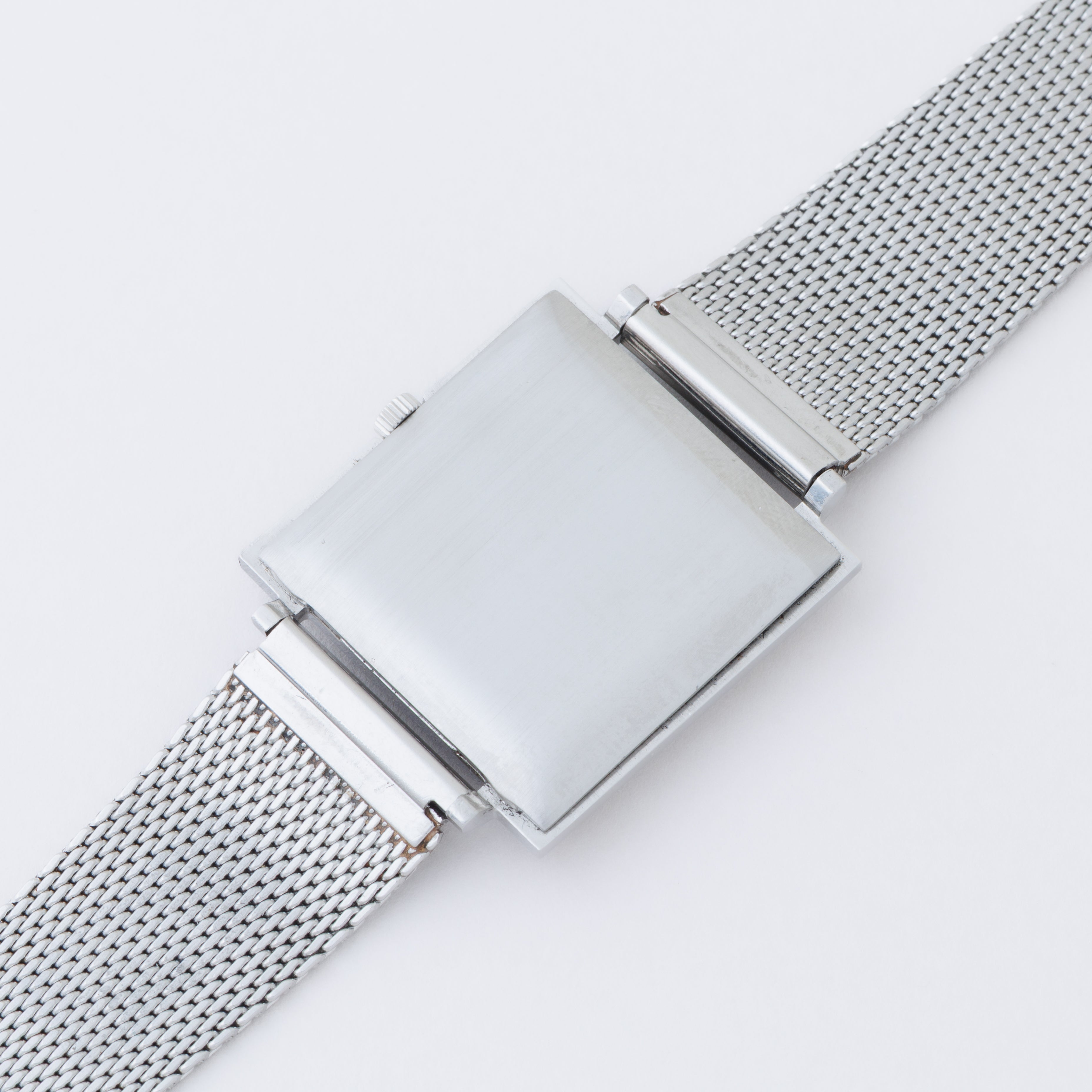 ロンジン ブラックローマンダイヤル 1970年代製 スクエアケース