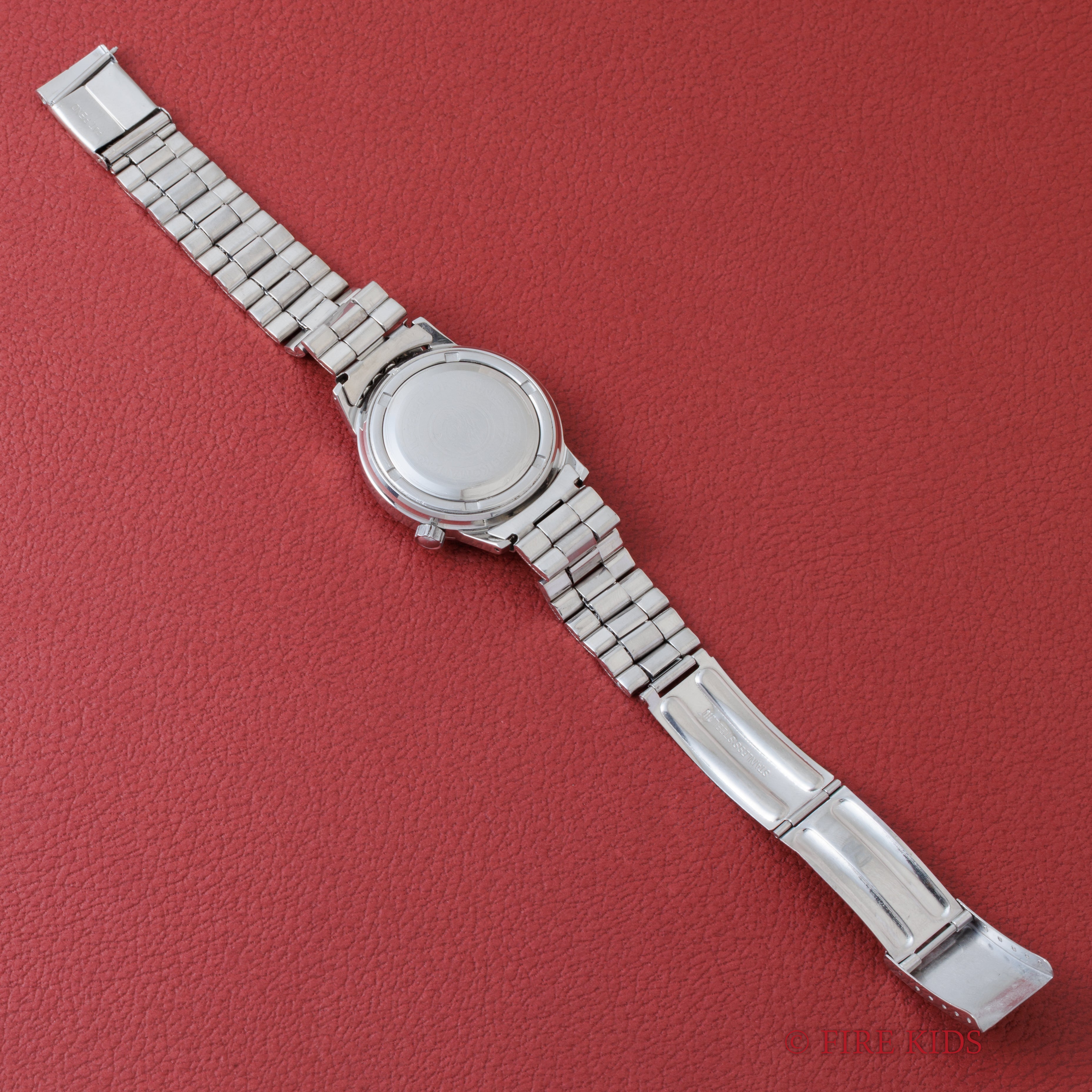 セイコー マチック シルバーウェーブ初期型SDダイヤル 1963年製 インナー回転ベゼル 社外ステンレスブレス