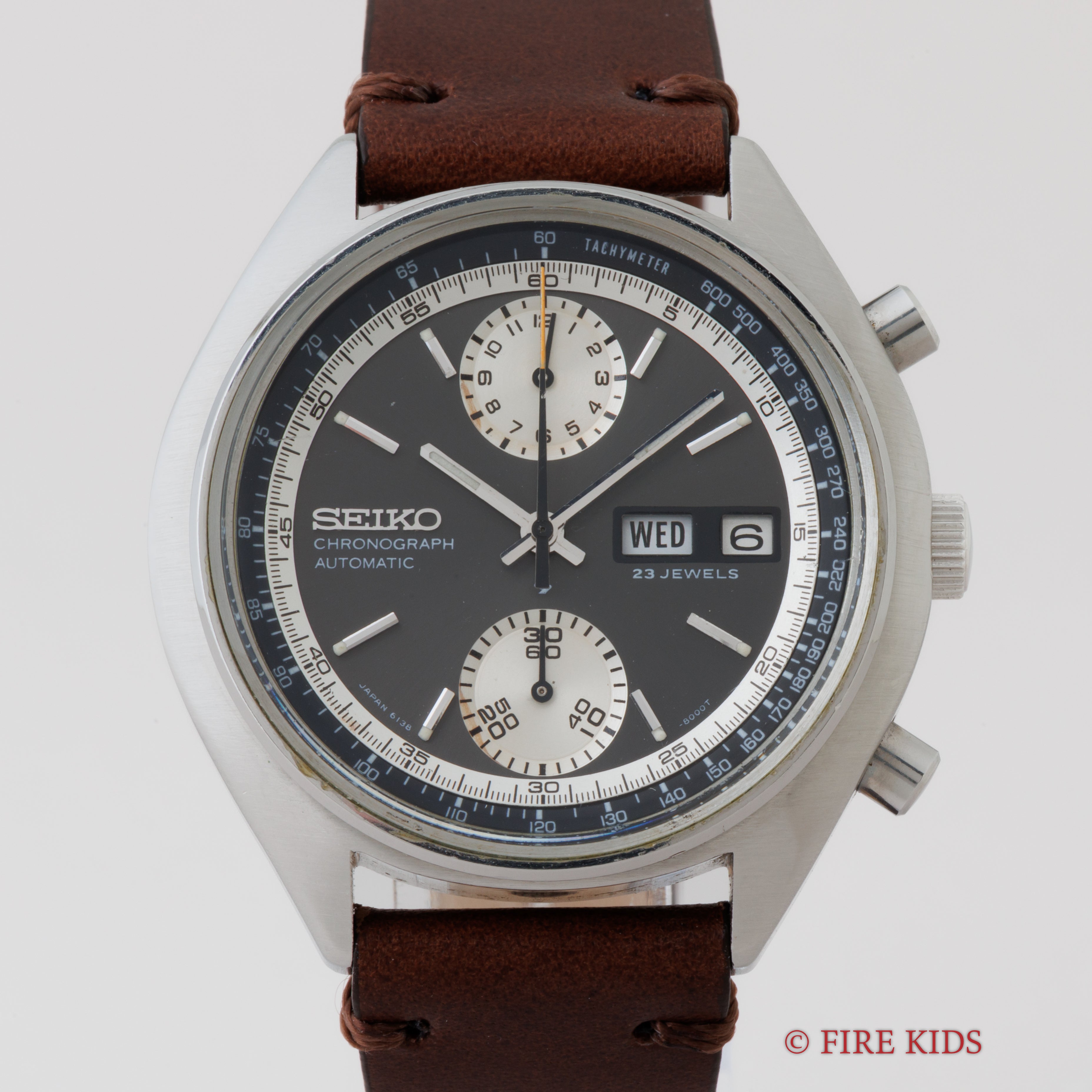 セイコー クロノグラフ 自動巻き 1971年製 Ref.6138-8000 Cal.6138B 逆パンダ