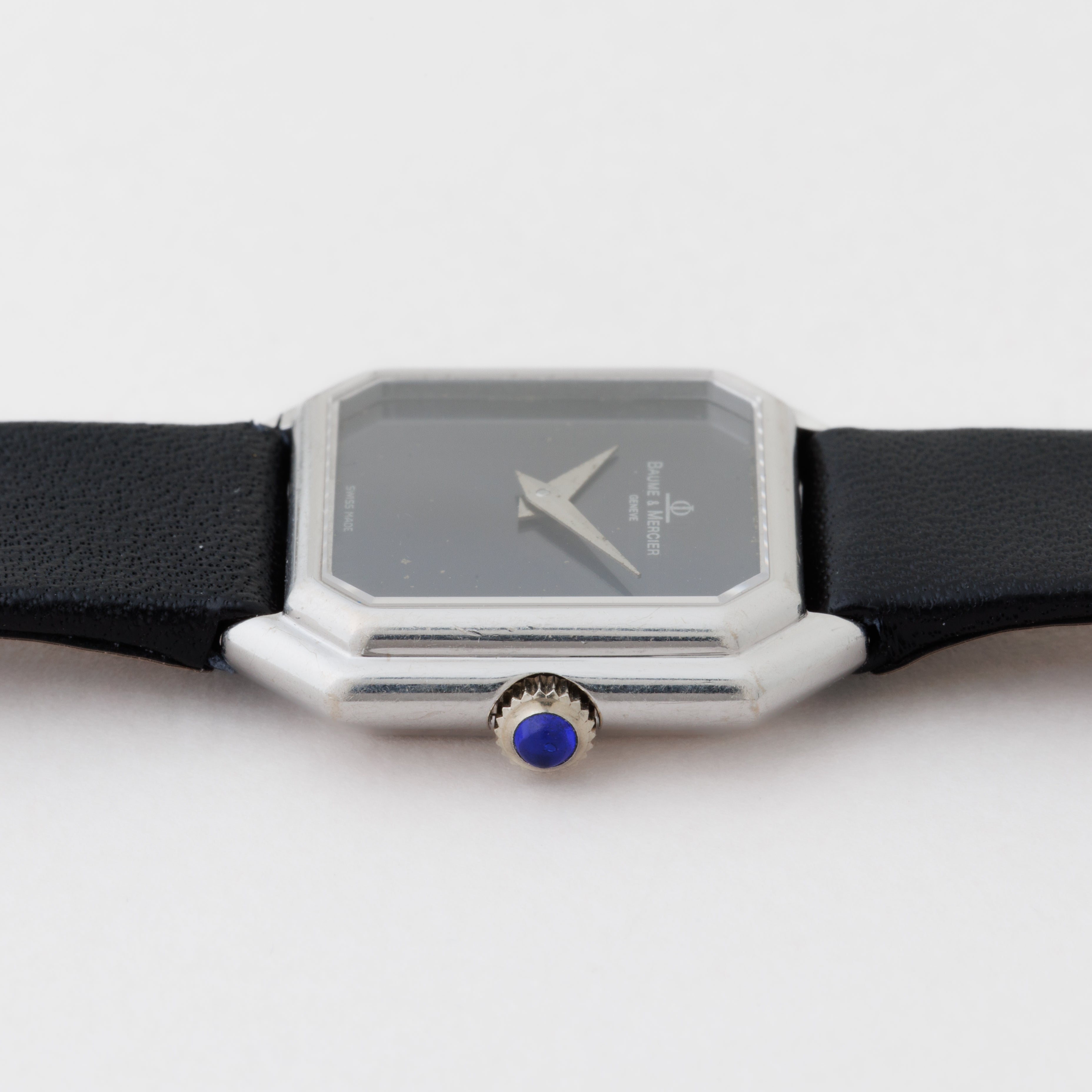 ボーム＆メルシエ レディース 18金無垢ホワイトゴールド オクタゴンケース 1980年代製 手巻き