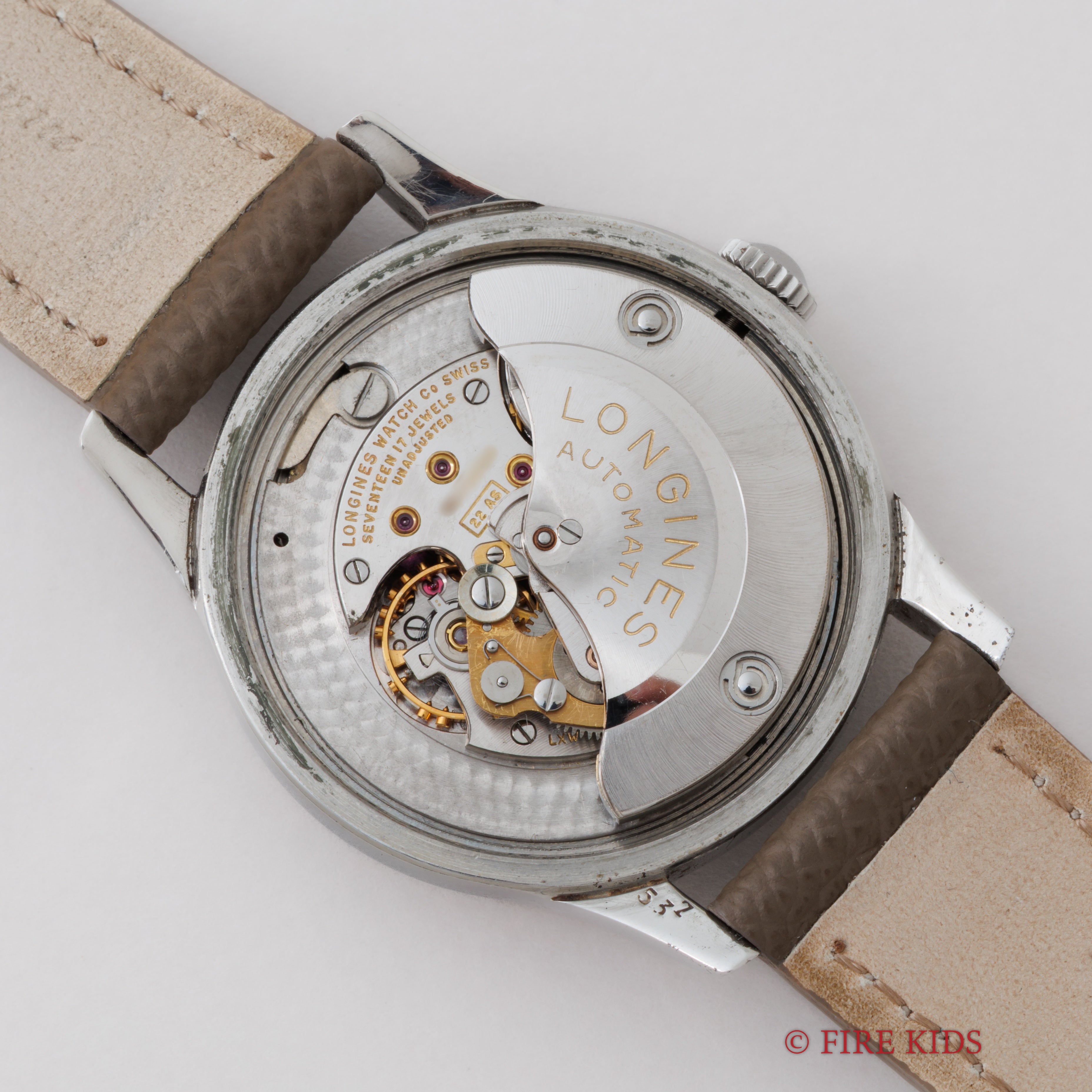 ロンジン ラウンド ブレゲ数字 ダブルステップドベゼル 1951年製 オートマチック Ref.6280-2 Cal.22AS