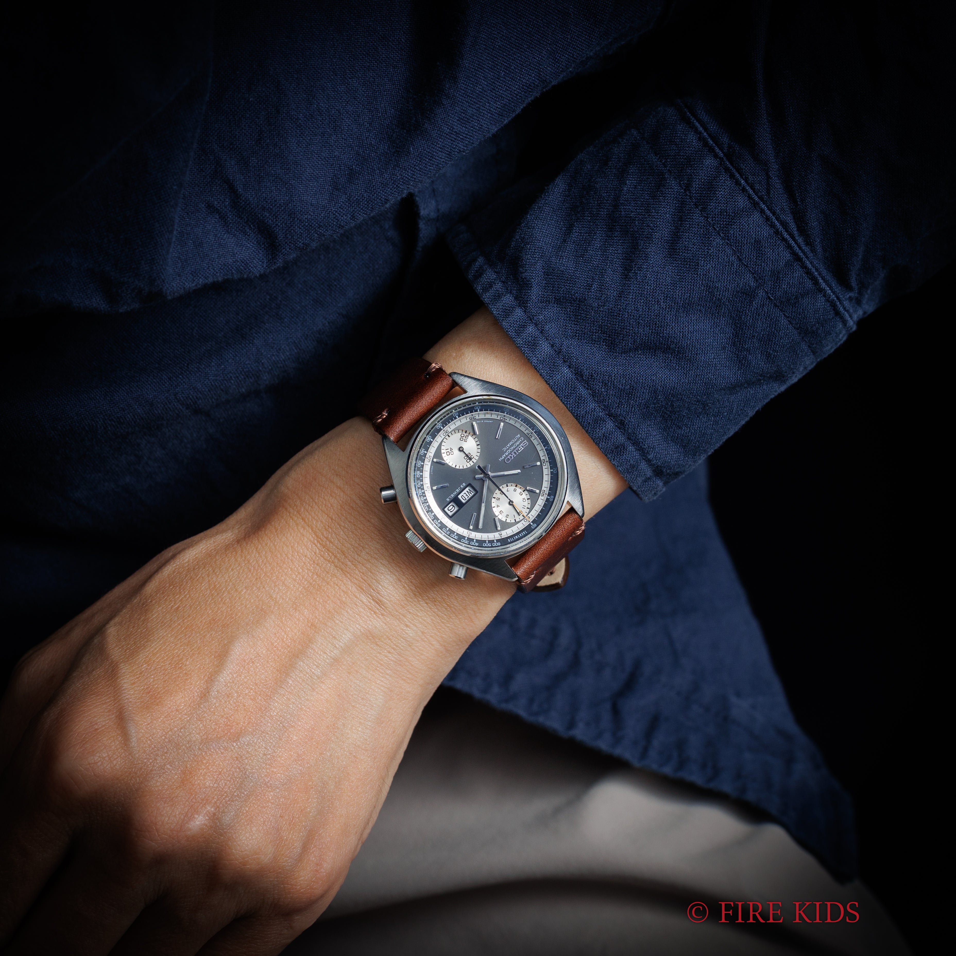 セイコー クロノグラフ 自動巻き 1971年製 Ref.6138-8000 Cal.6138B 逆パンダ