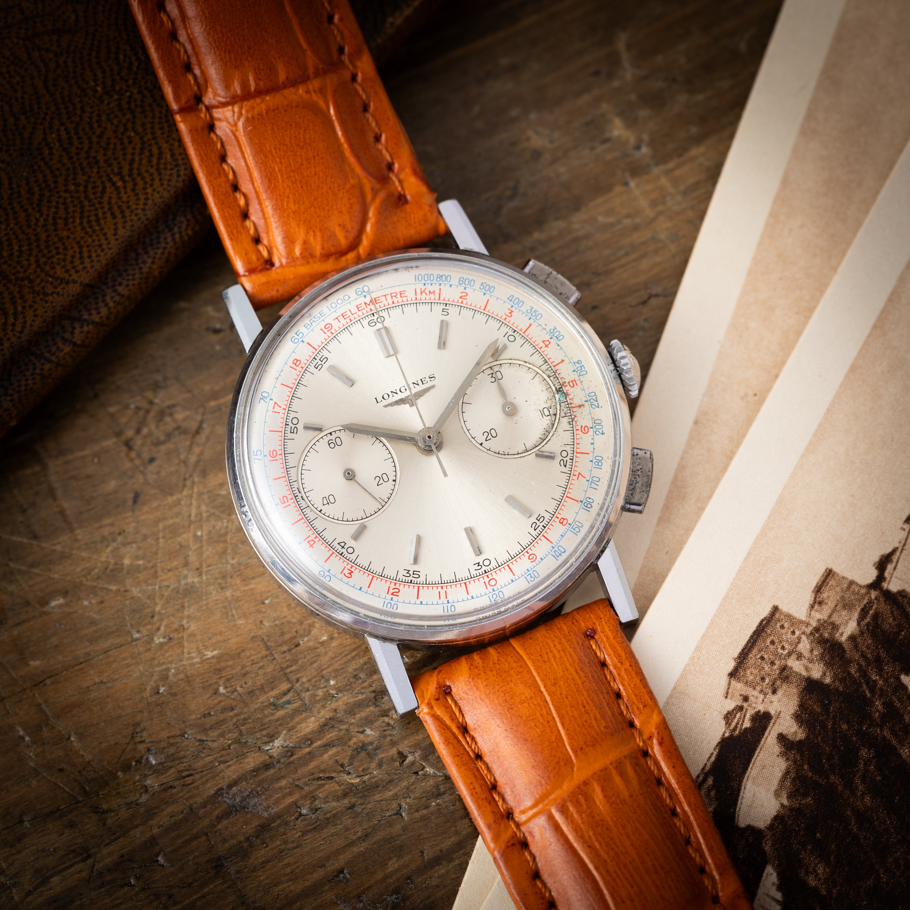 ロンジン 2レジスター クロノグラフ 1966年製 Cal.30CH フライバック