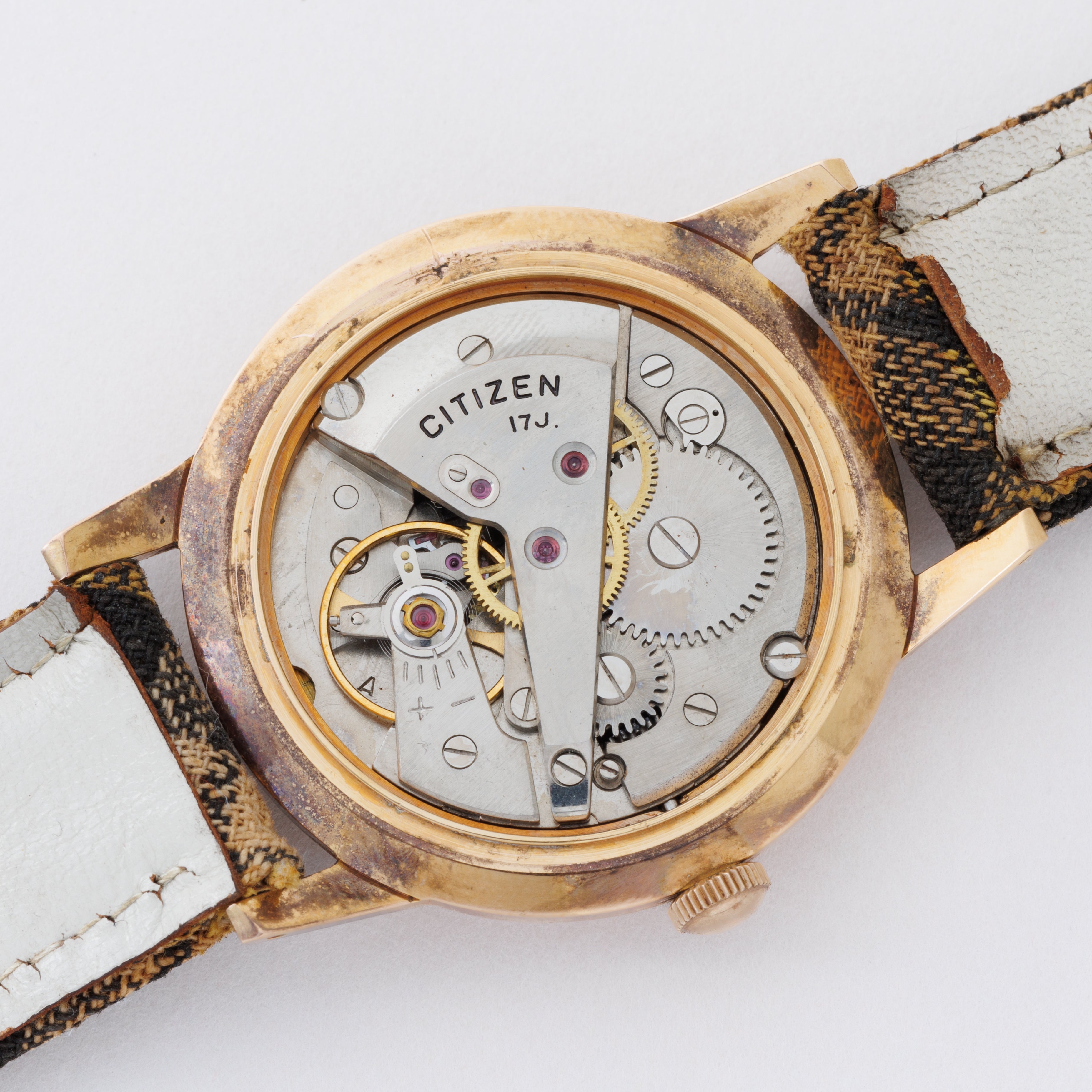 シチズン ジュニア 1959年製 Ref.J140318 ツートーンダイヤル 純正革ベルト