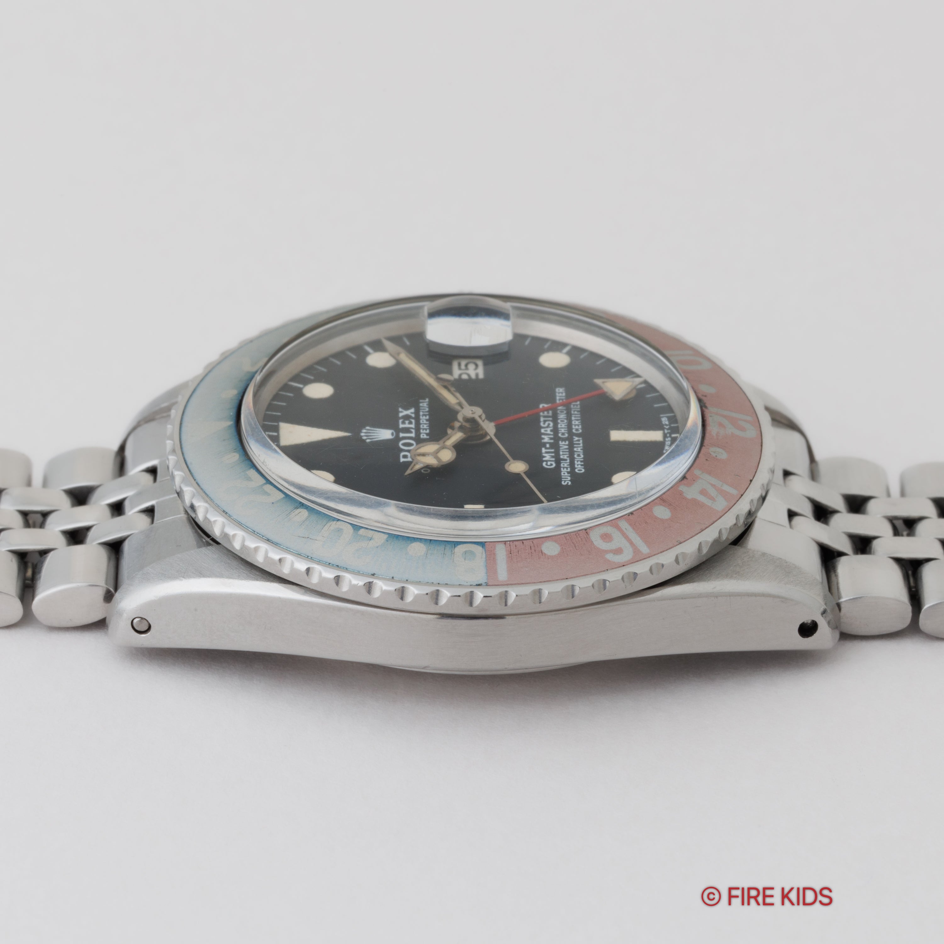 ロレックス GMTマスター 自動巻き 1970年製 Ref.1675 2型ダイヤル ペプシベゼル USAジュビリーブレス