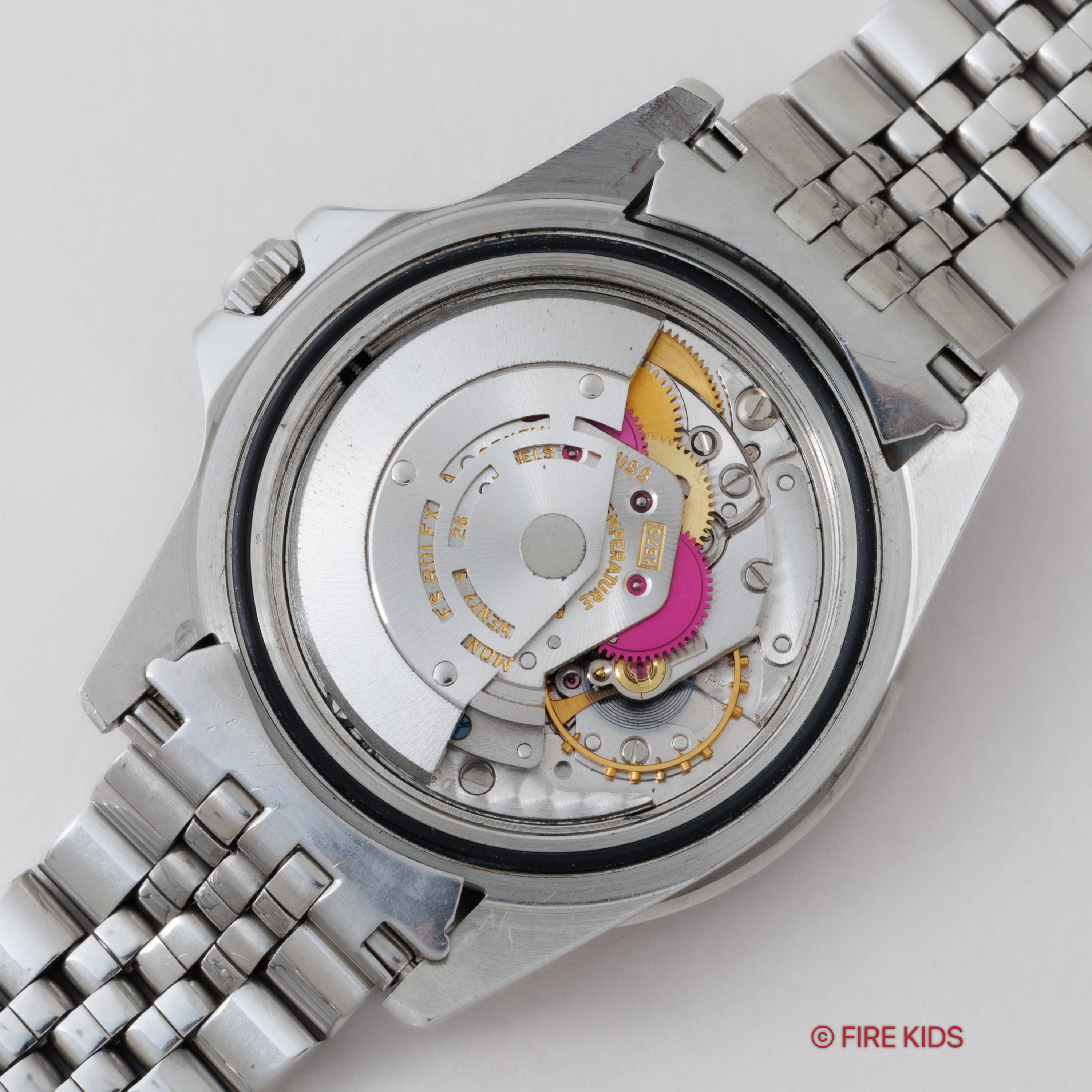 ロレックス GMTマスター 自動巻き 1970年製 Ref.1675 2型ダイヤル ペプシベゼル USAジュビリーブレス