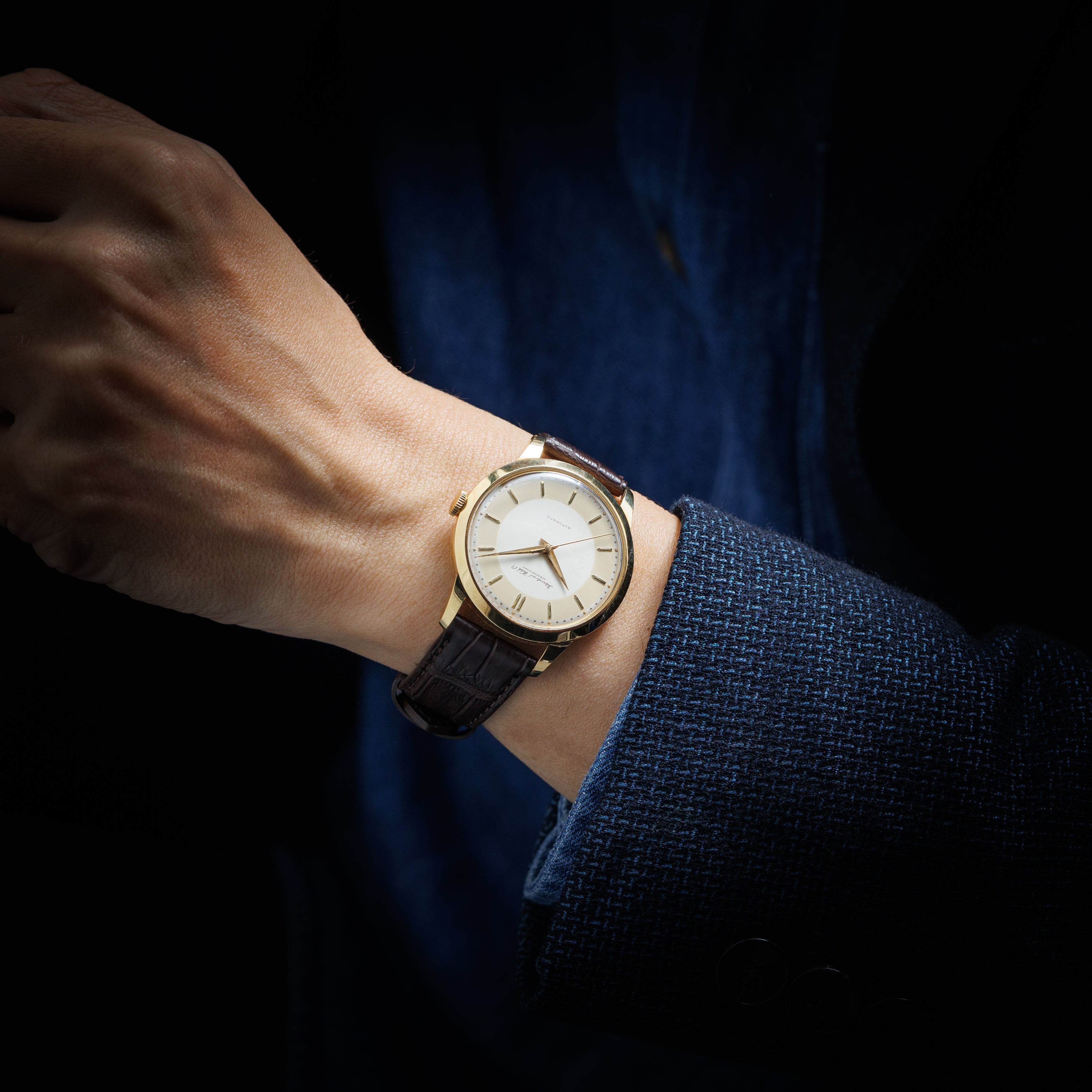 IWC ラウンドケース 1953年製 18金イエローゴールド オートマチック Cal.852