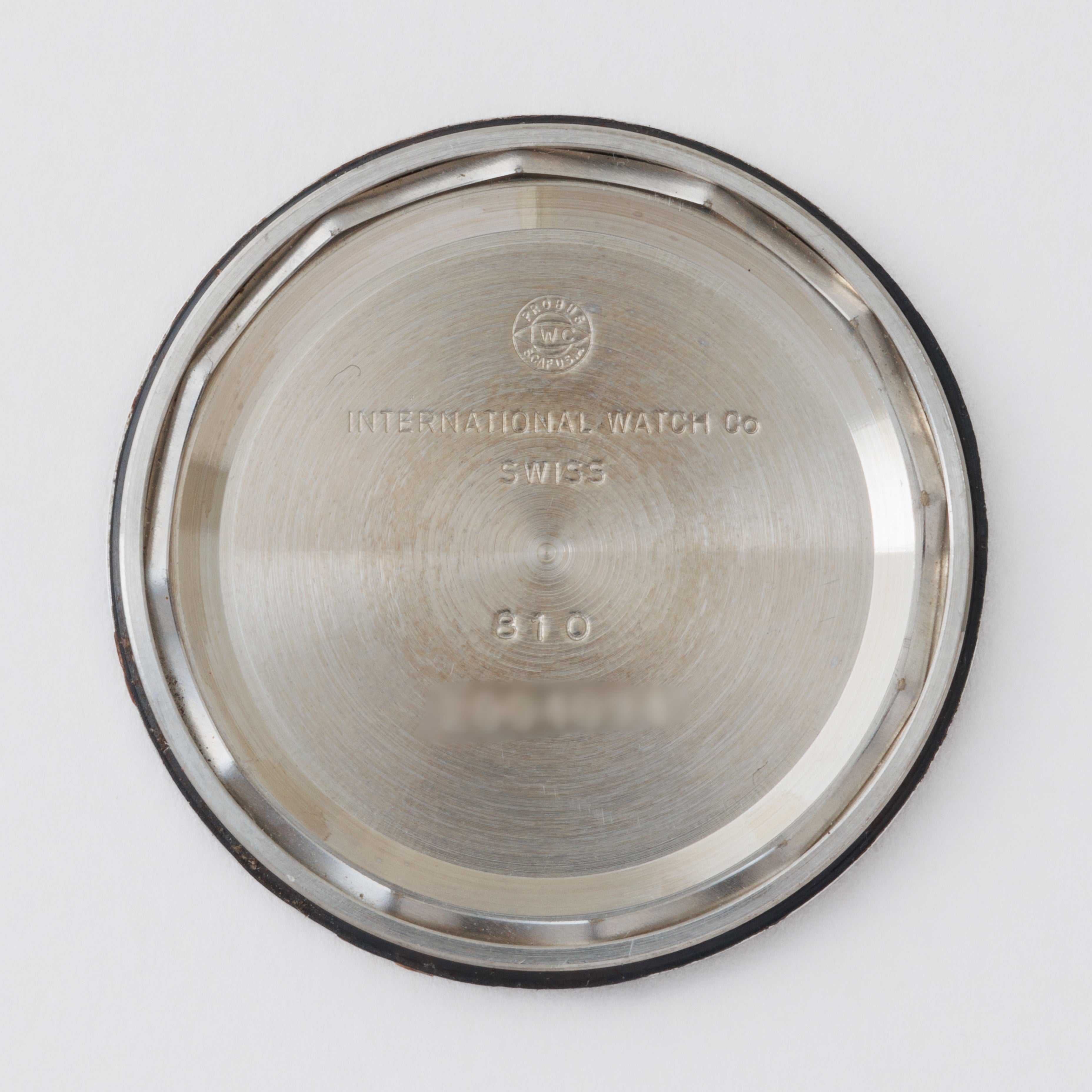 IWC	ラウンドケース グレーダイヤル 手巻きCal.89 Ref.810 1970年製/昭和45年製 純正ステンレスブレス付き