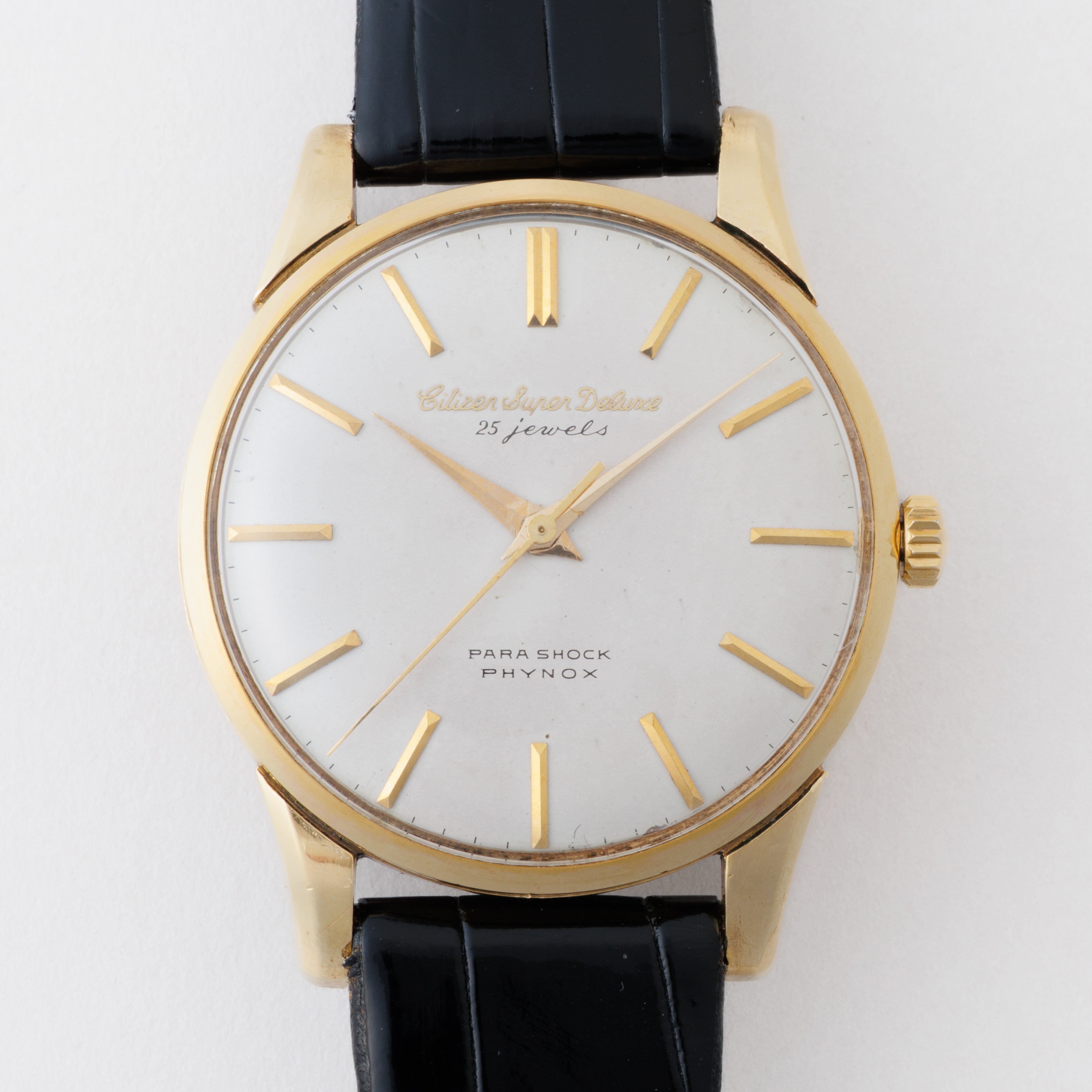 シチズン 18金無垢スーパーデラックス 1960年代前半製 Ref.15002 純正尾錠