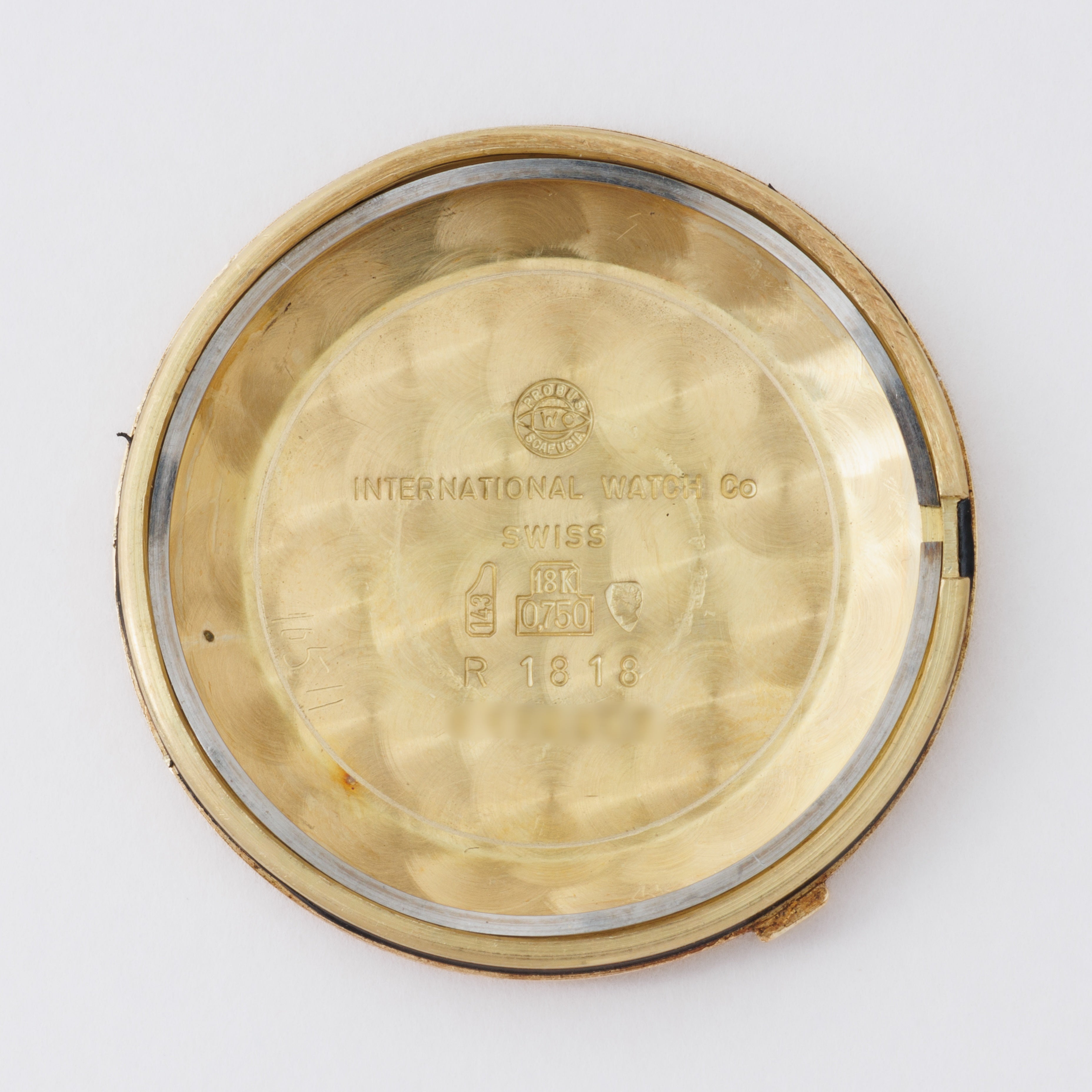 IWC 18金無垢オートマチック 1977年製 ペラトン式自動巻 Cal.8541B  純正GF尾錠付き