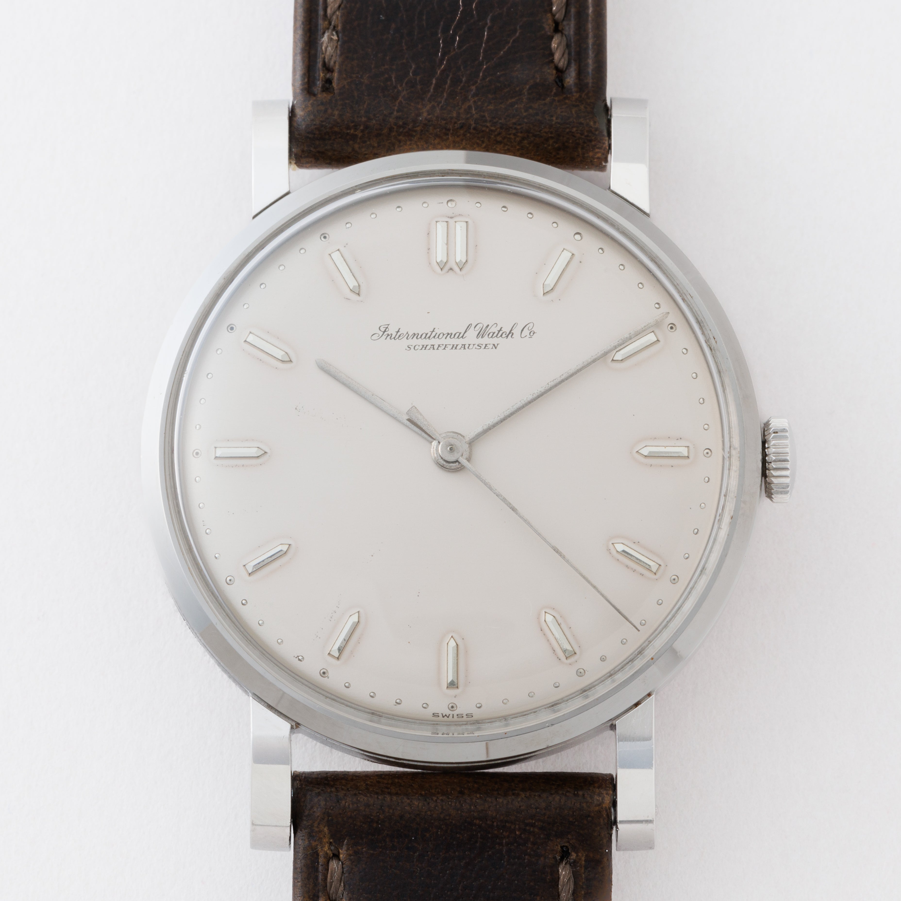 IWC ラウンドケース 1958年製 手巻き Cal.89