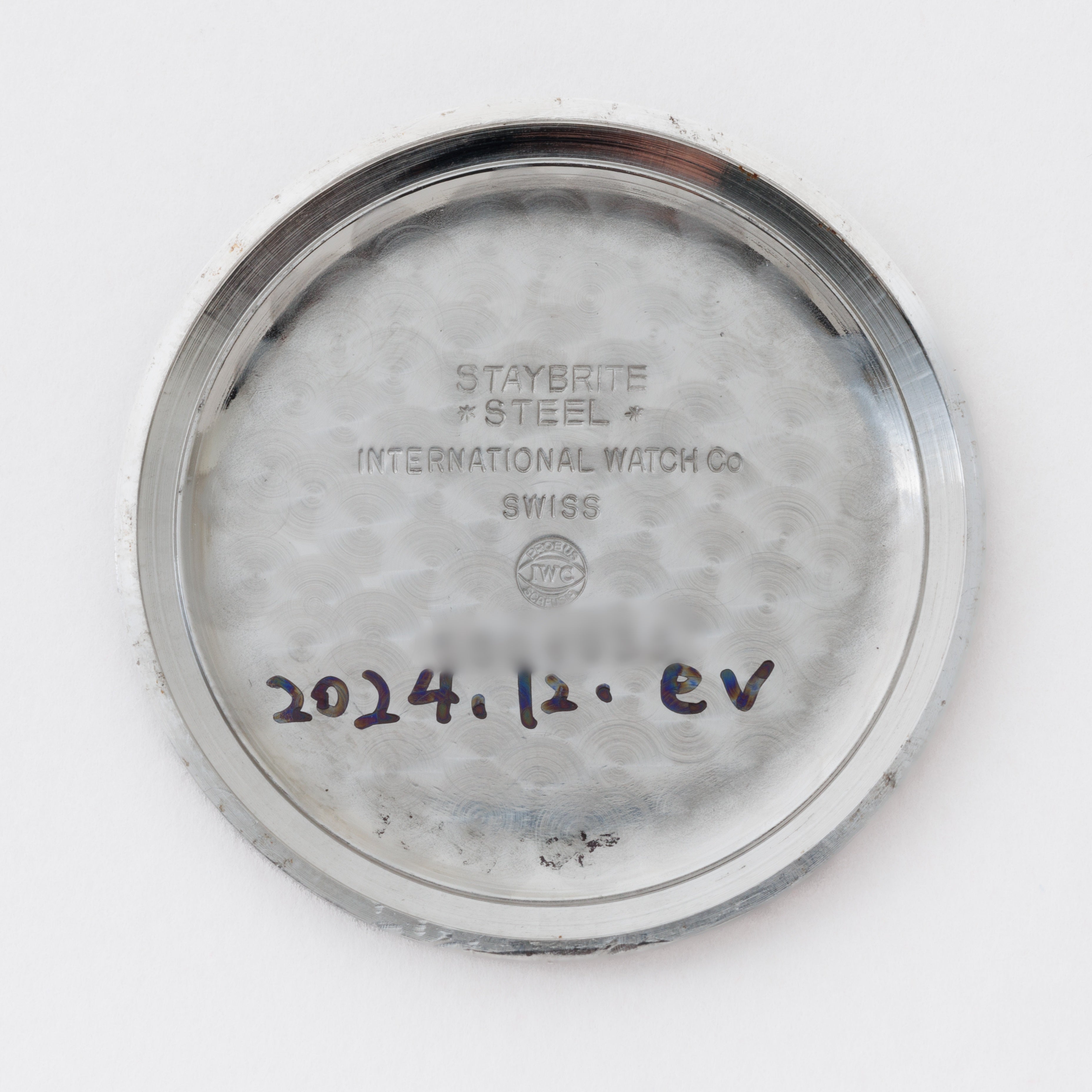 IWC ラウンドケース 1958年製 手巻き Cal.89