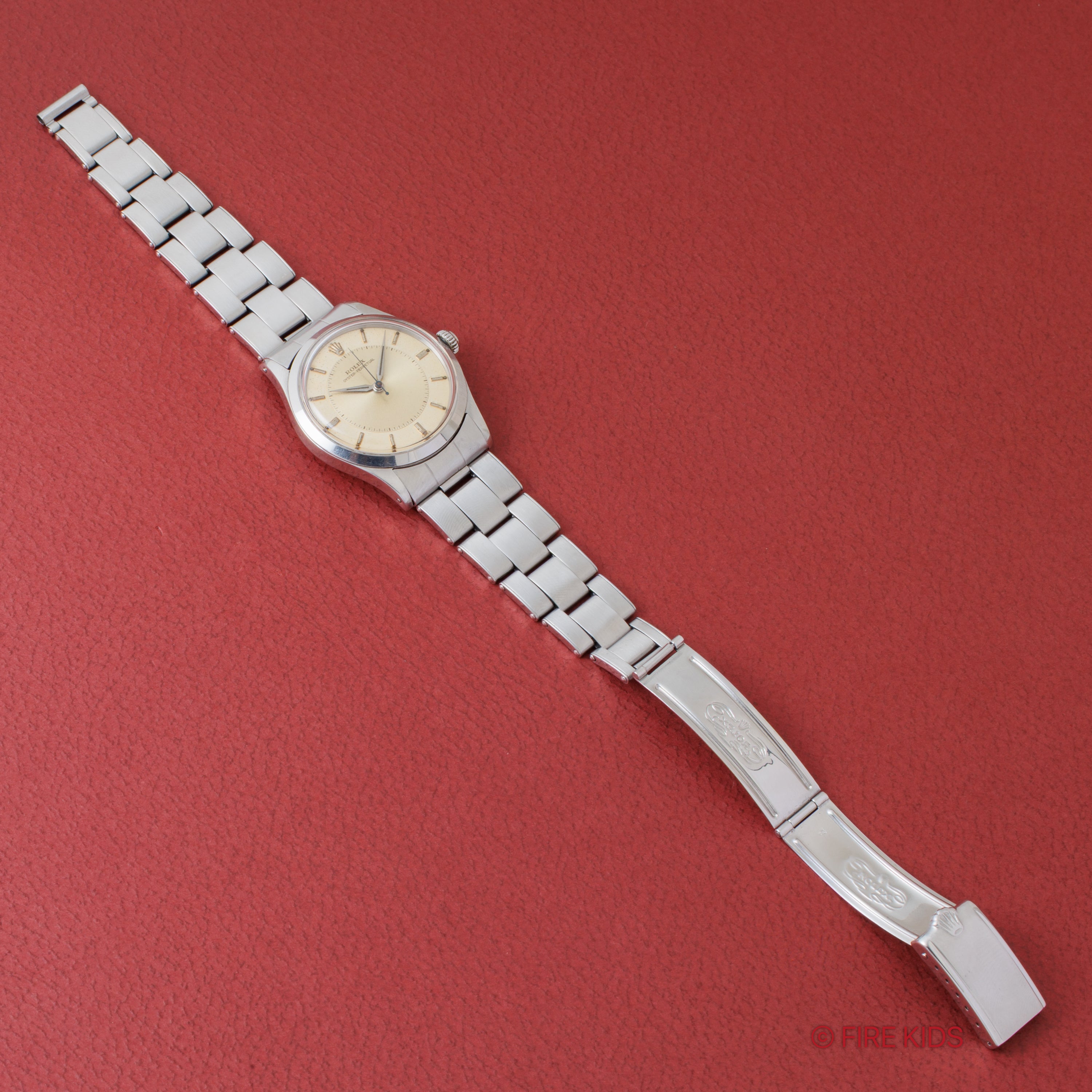 ロレックス オイスターパーペチュアル Ref.6532 ツートンダイヤル 1956年製 自動巻 Cal. 1030 純正リベットブレス