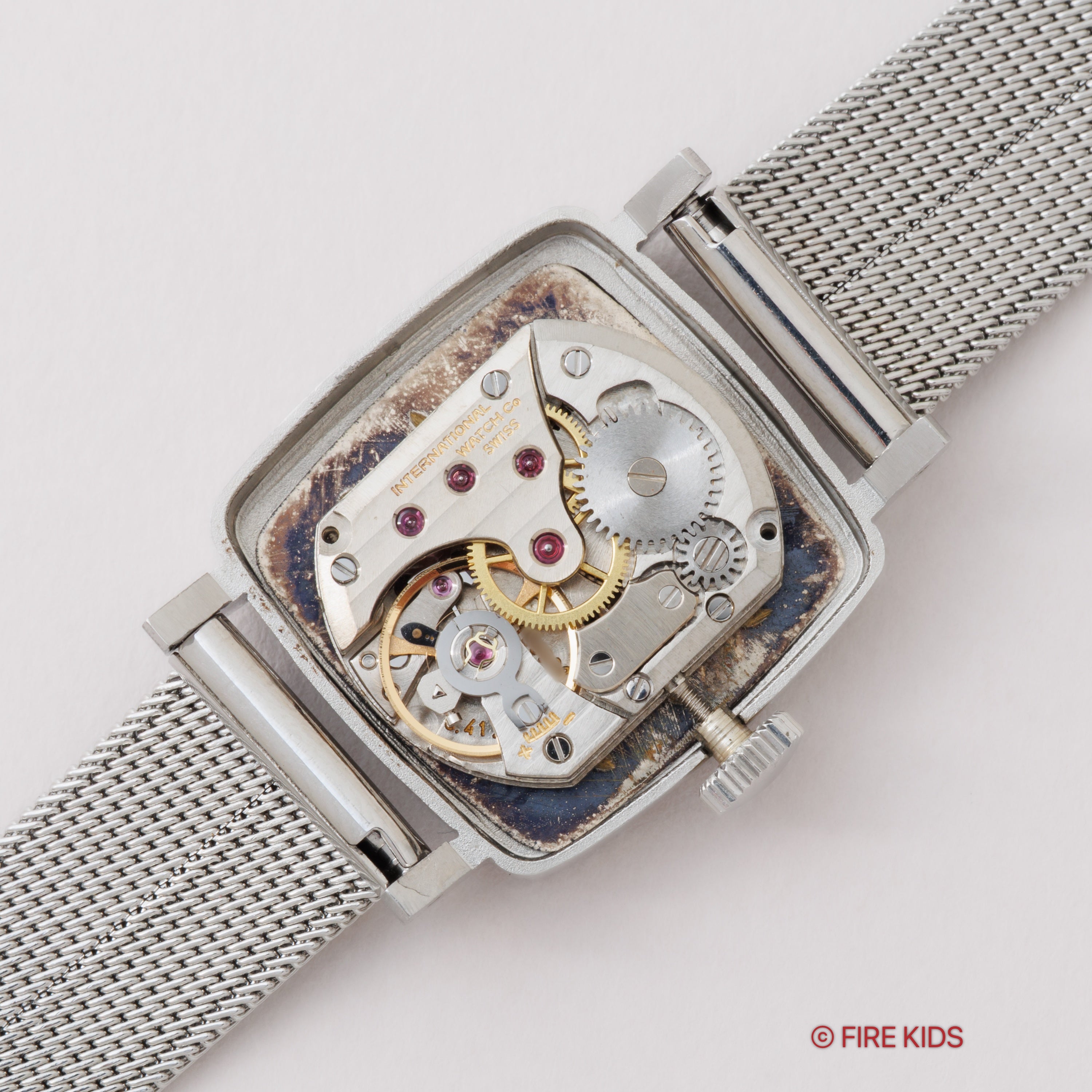 IWC インターナショナルウォッチカンパニー Ref.4174 ブルーダイヤル 1972年製 Cal.412 レディースウォッチ