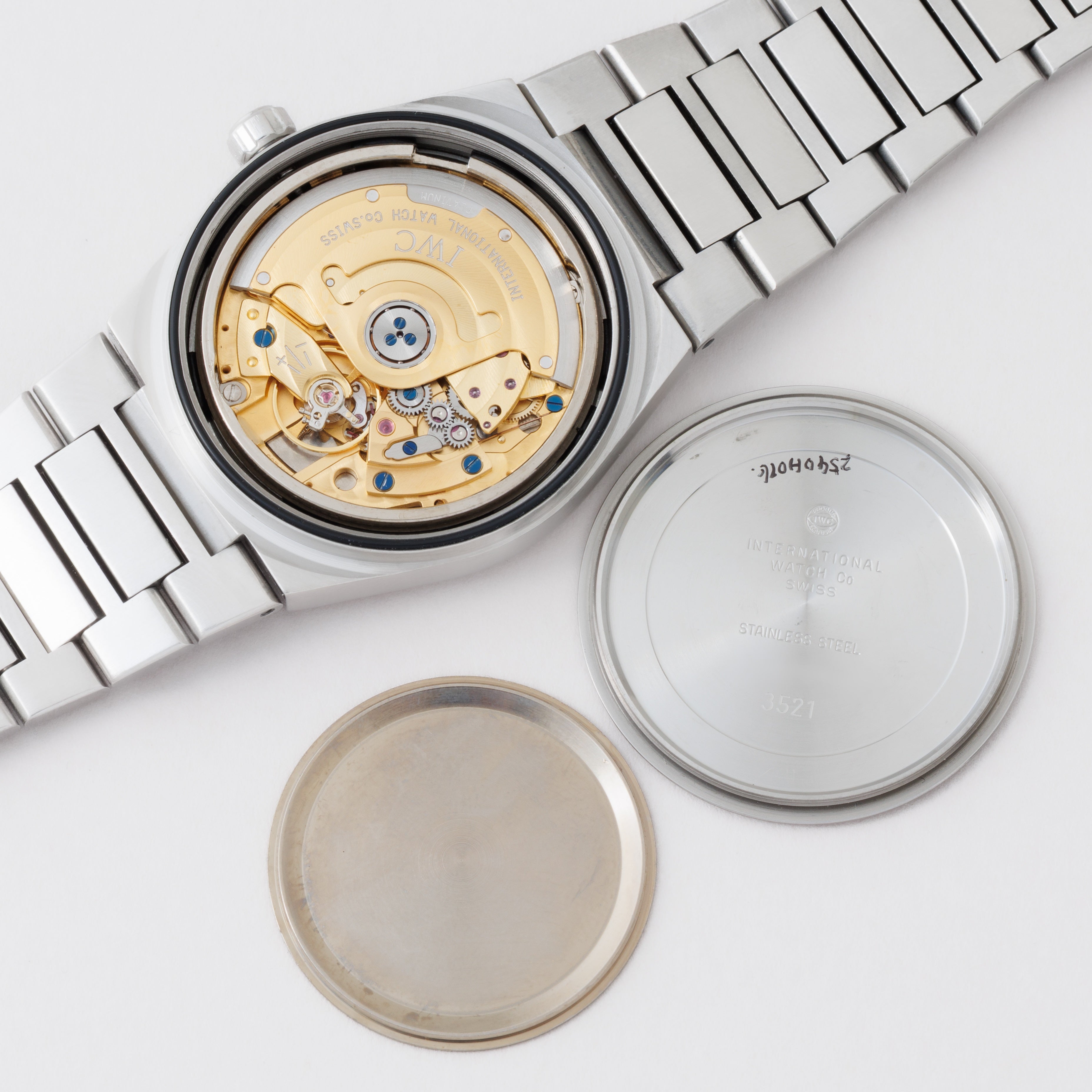 IWC インヂュニア ブラック文字盤 自動巻き 1996年製 Ref.3521 Cal.887/2 ギャラ付き