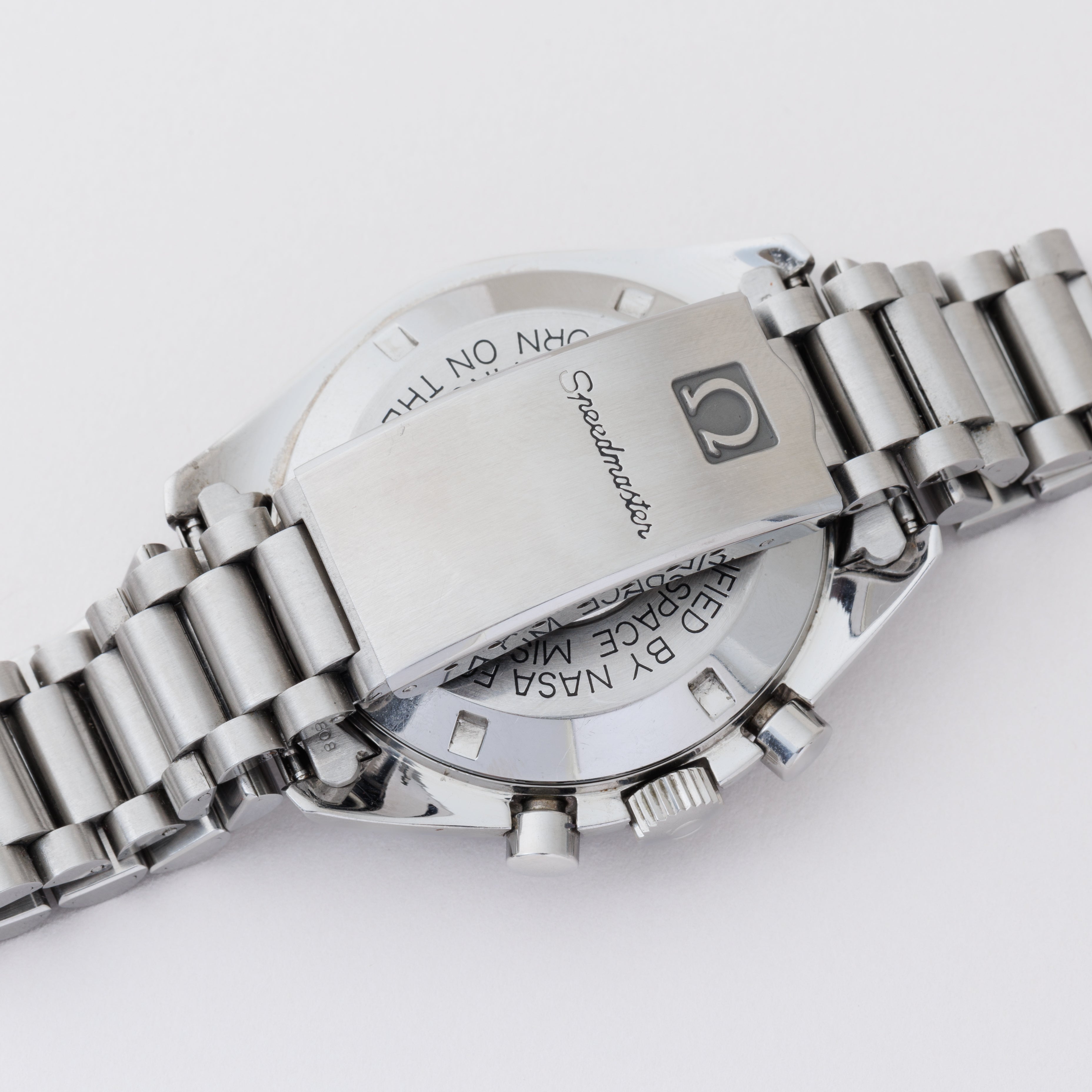 オメガ スピードマスタープロフェッショナル 1989年製 Ref.145.022 5th 20周年記念 下がりr 箱、ギャラ、冊子付き