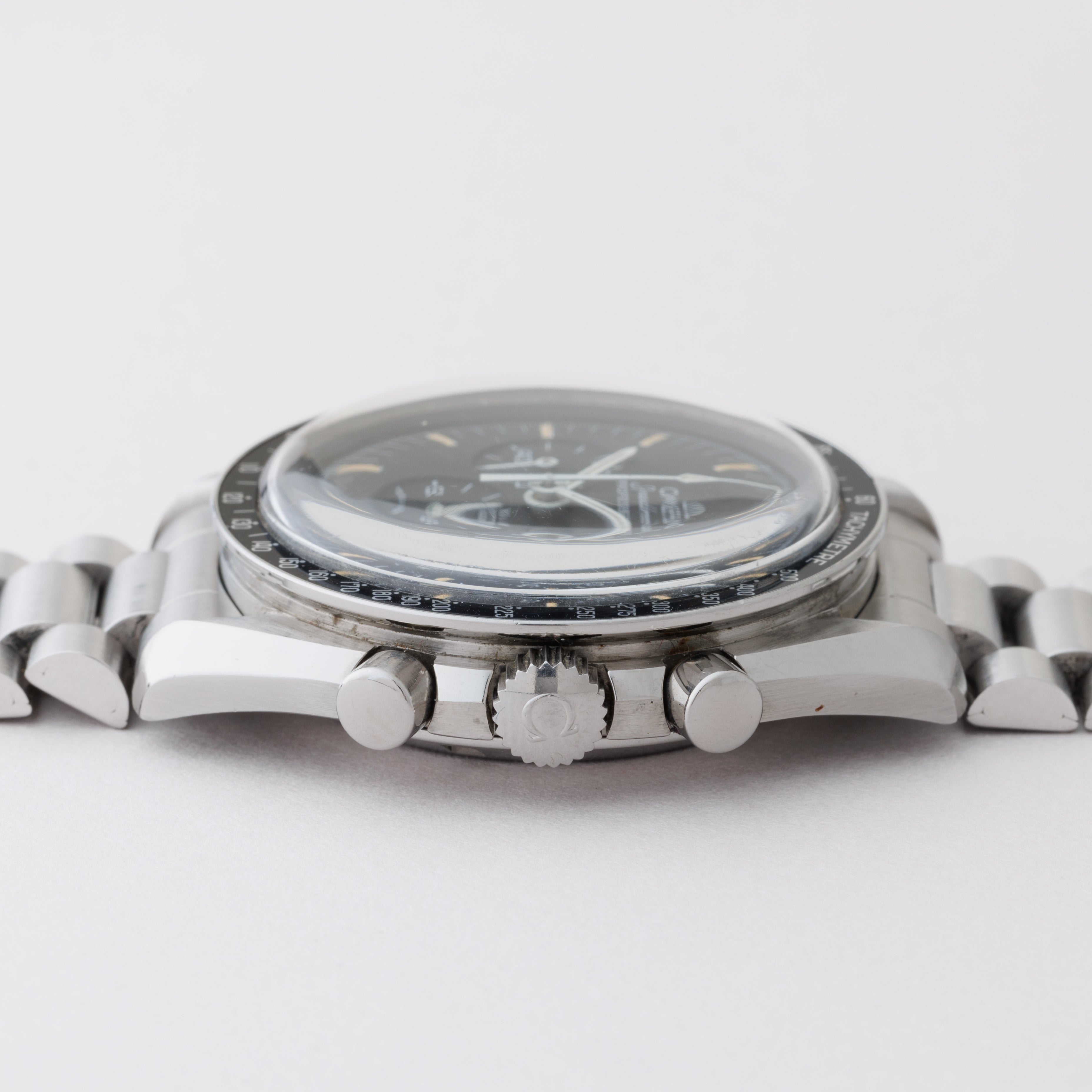 オメガ スピードマスタープロフェッショナル 1989年製 Ref.145.022 5th 20周年記念 下がりr 箱、ギャラ、冊子付き