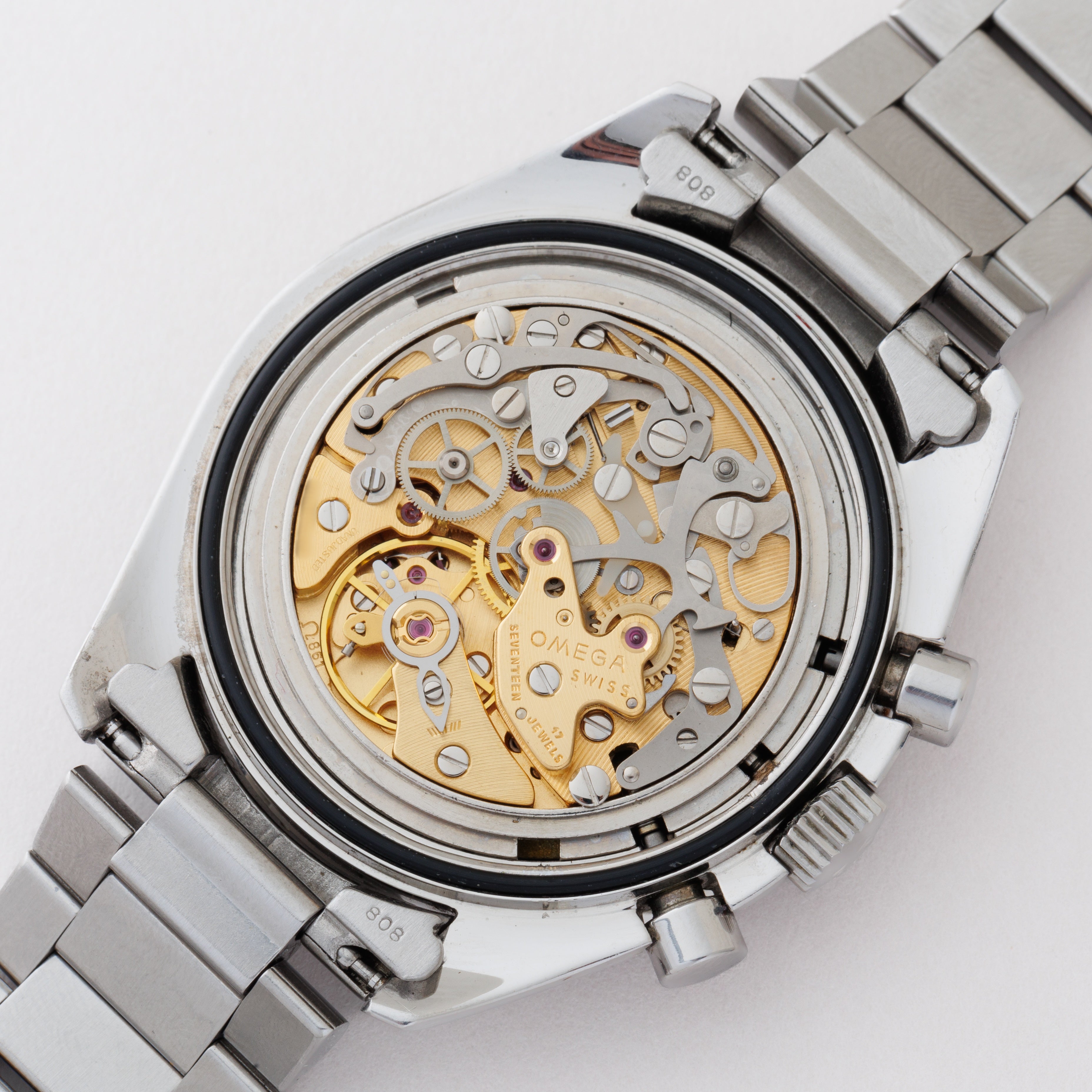 オメガ スピードマスタープロフェッショナル 1989年製 Ref.145.022 5th 20周年記念 下がりr 箱、ギャラ、冊子付き