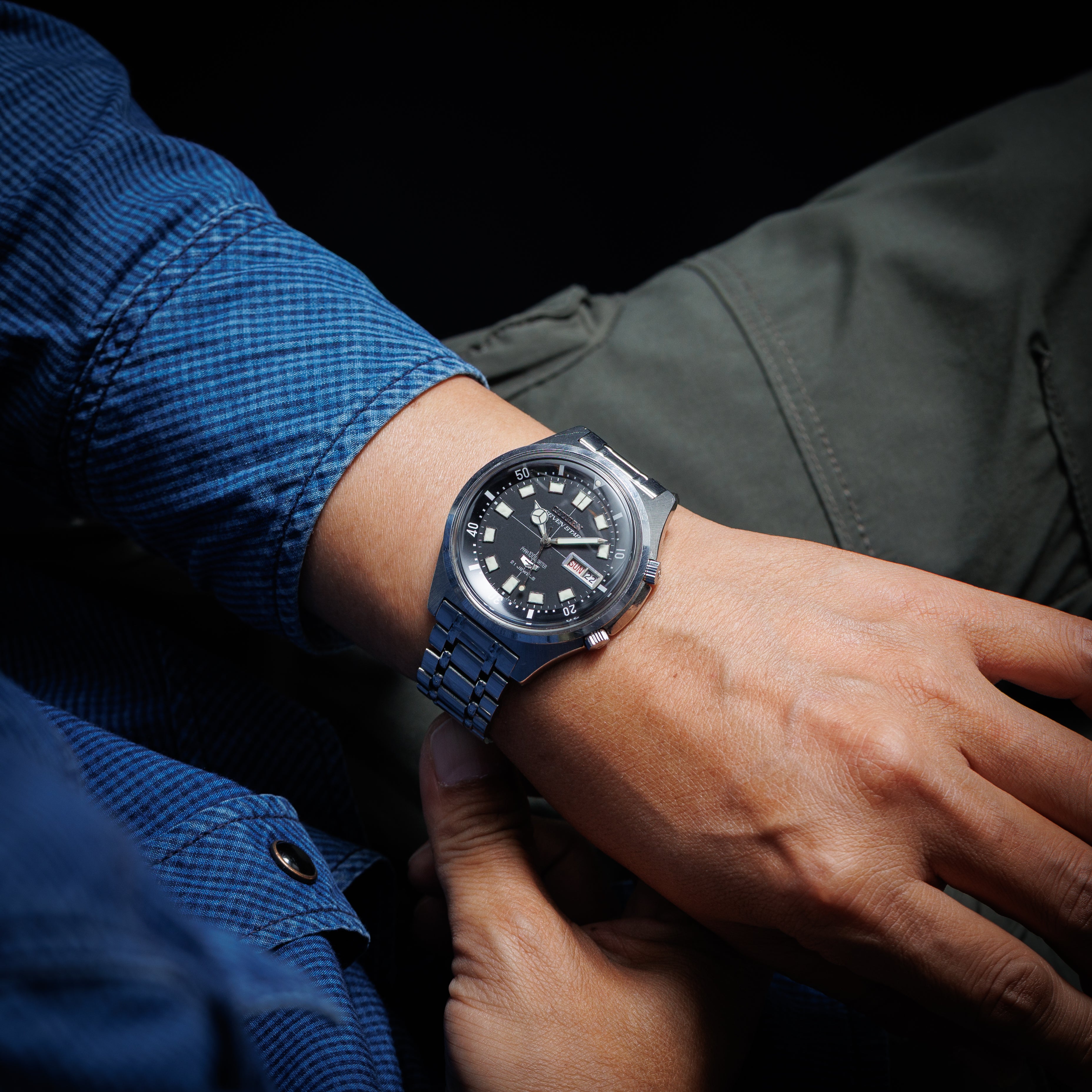 シチズン セブンスター 1969年製 ダイバー デイデイト自動巻き