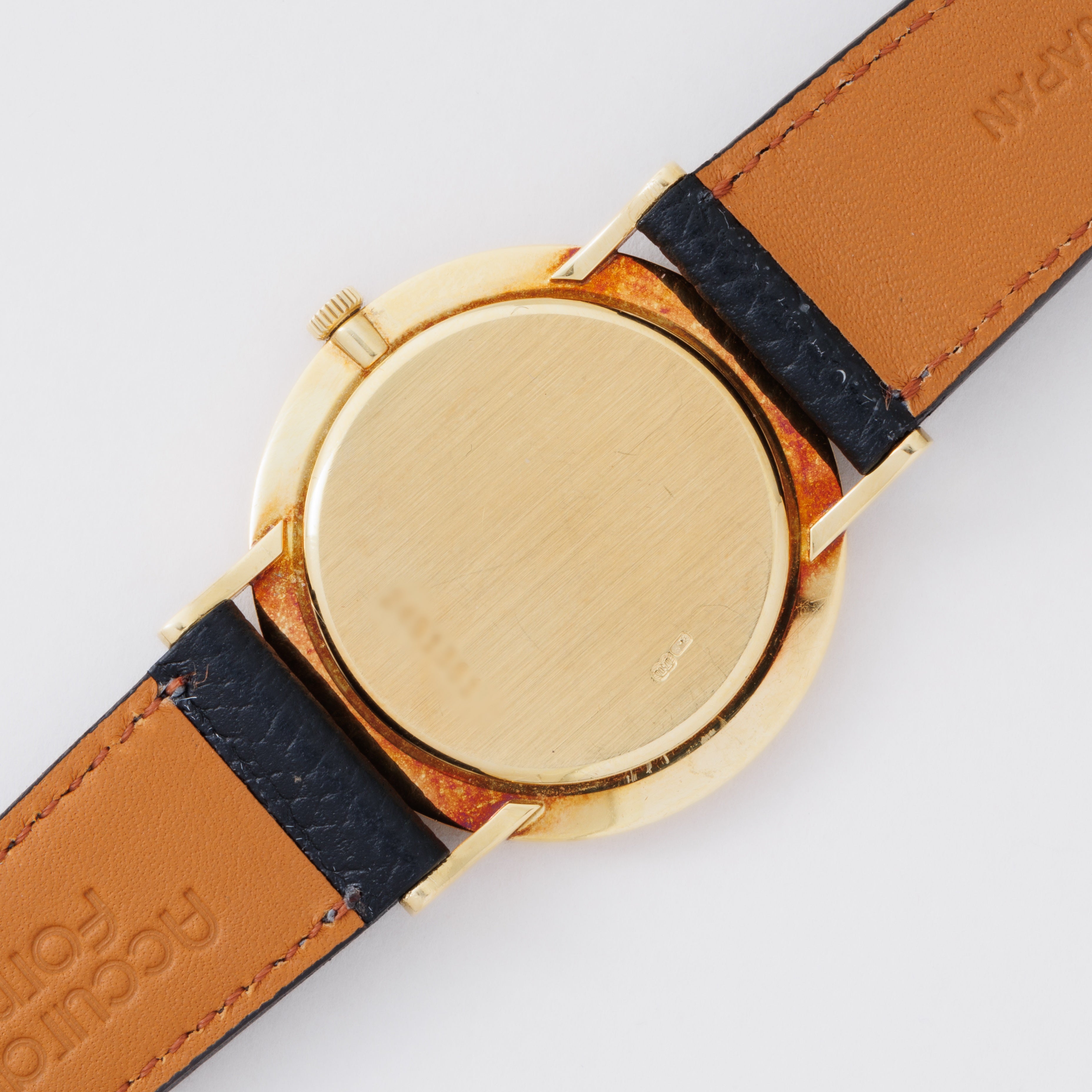 IWC 18金無垢ラウンドケース Ref.2010 1991年製 手巻き Cal.185 ホワイトダイヤル 純正尾錠