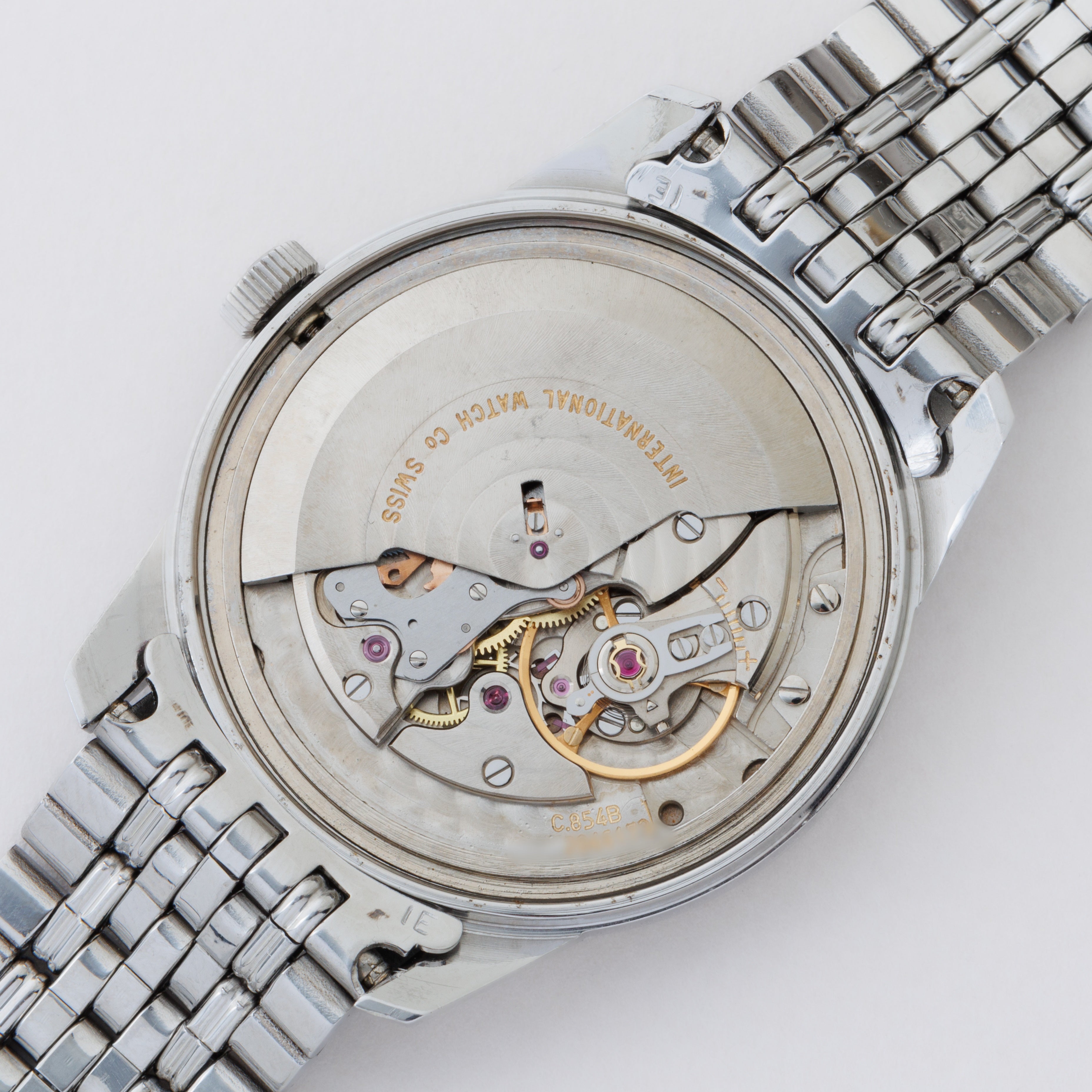 IWC ラウンドケース 1975年製 Ref.R810AD オートマチック ノンデイト 純正ゲイフレアーブレス