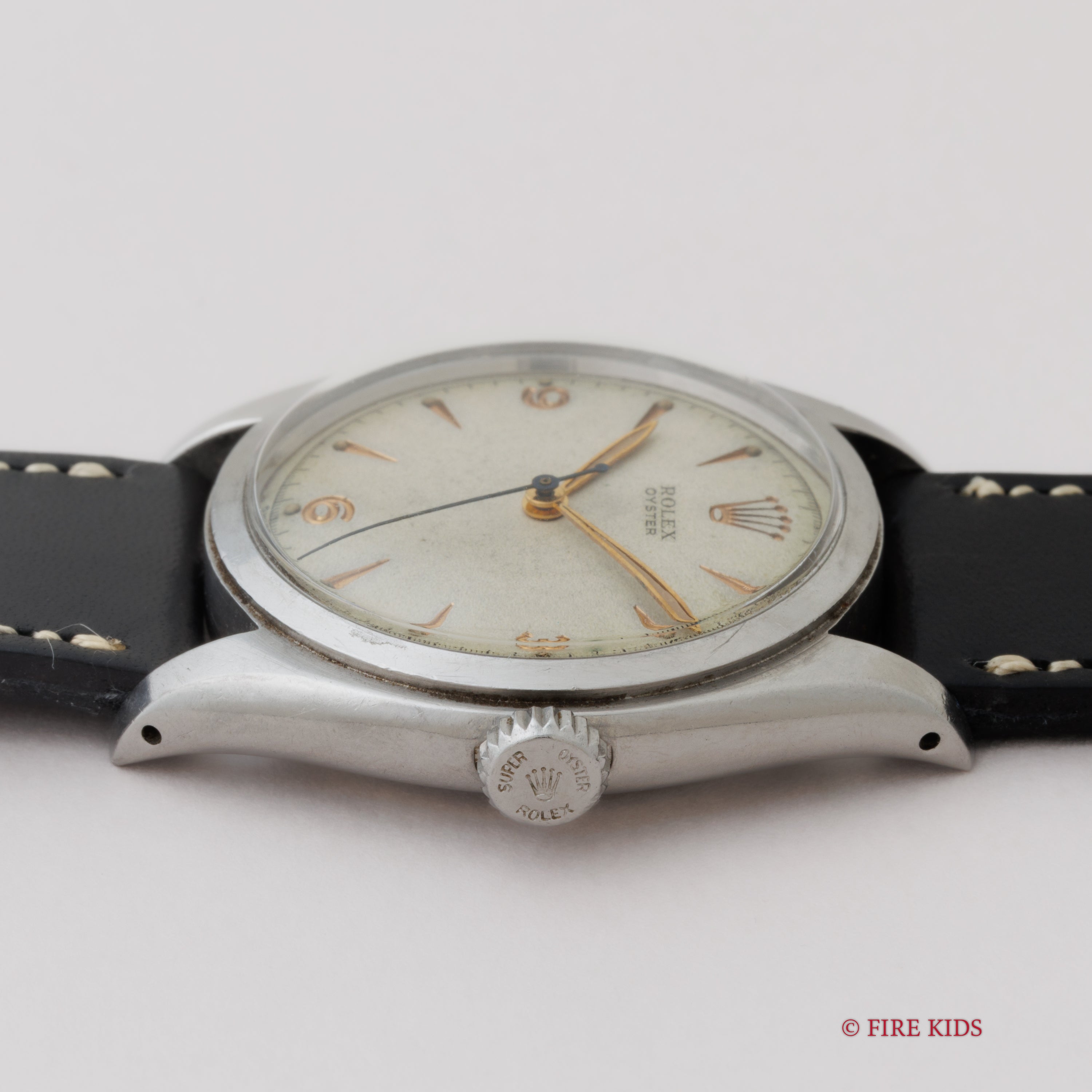 ロレックス オイスター Ref.6022 彫り込みインデックス 1953年製 スーパーオイスター Cal.710