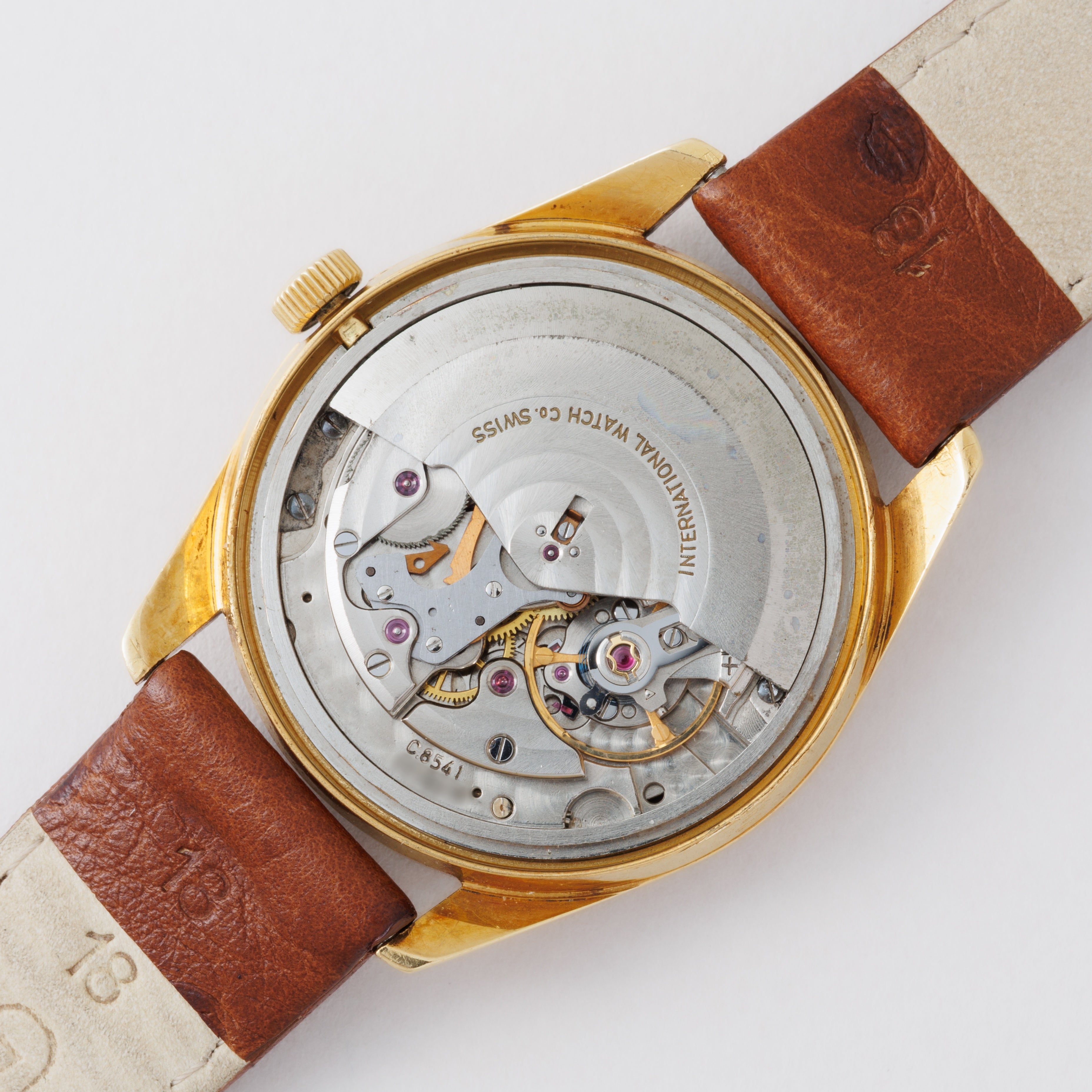 IWC 18金無垢ラウンドケース ペラトン式自動巻き 1969年製 Ref.810A Cal.8541