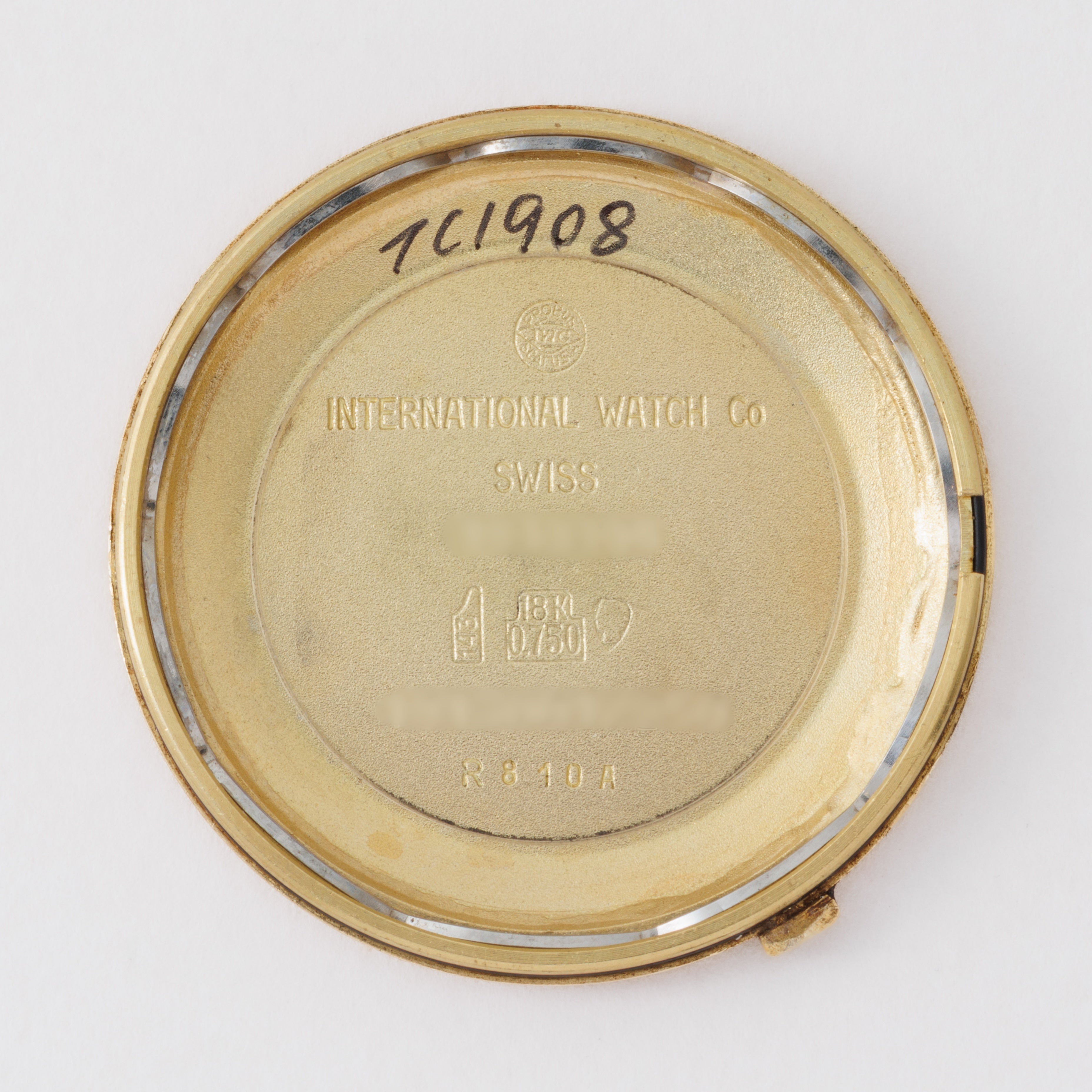 IWC 18金無垢ラウンドケース ペラトン式自動巻き 1969年製 Ref.810A Cal.8541