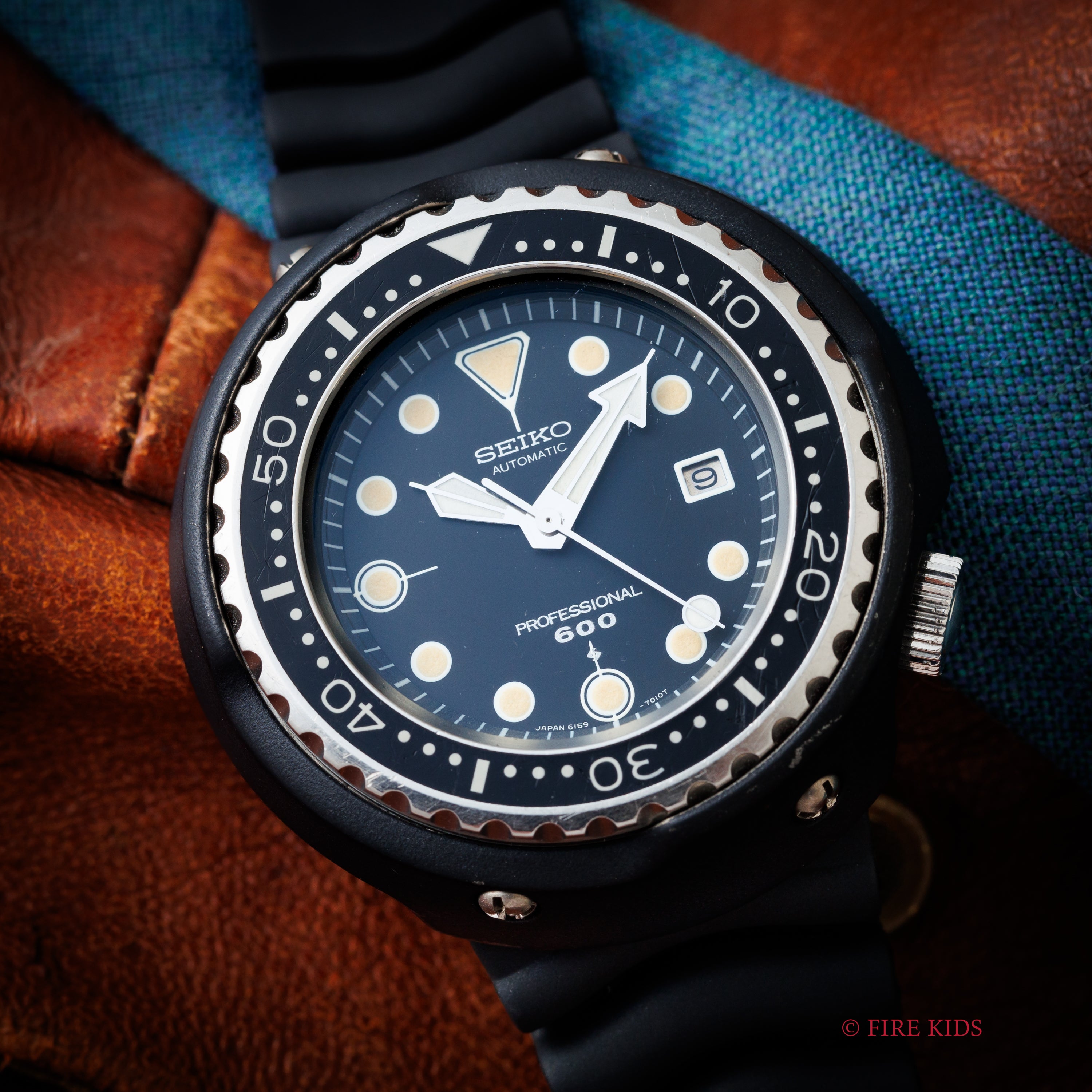 セイコー 600mプロフェショナルダイバー初期型 1975年製 Ref.6159-7010 元祖 ツナ缶 10振動自動巻
