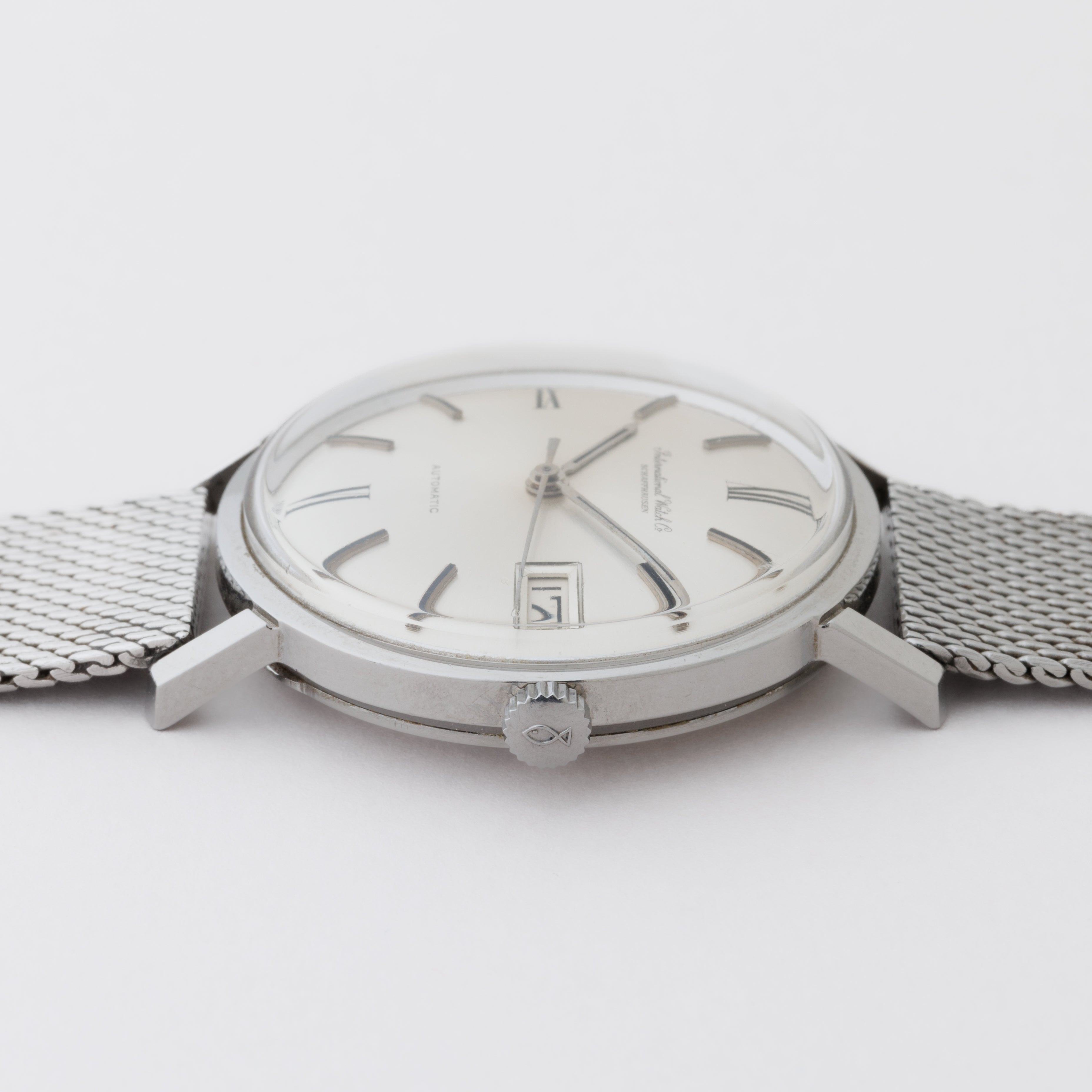 IWC ラウンドケース 1964年製 Ref.808A  純正メッシュブレス ペラトン式自動巻き Cal.8541