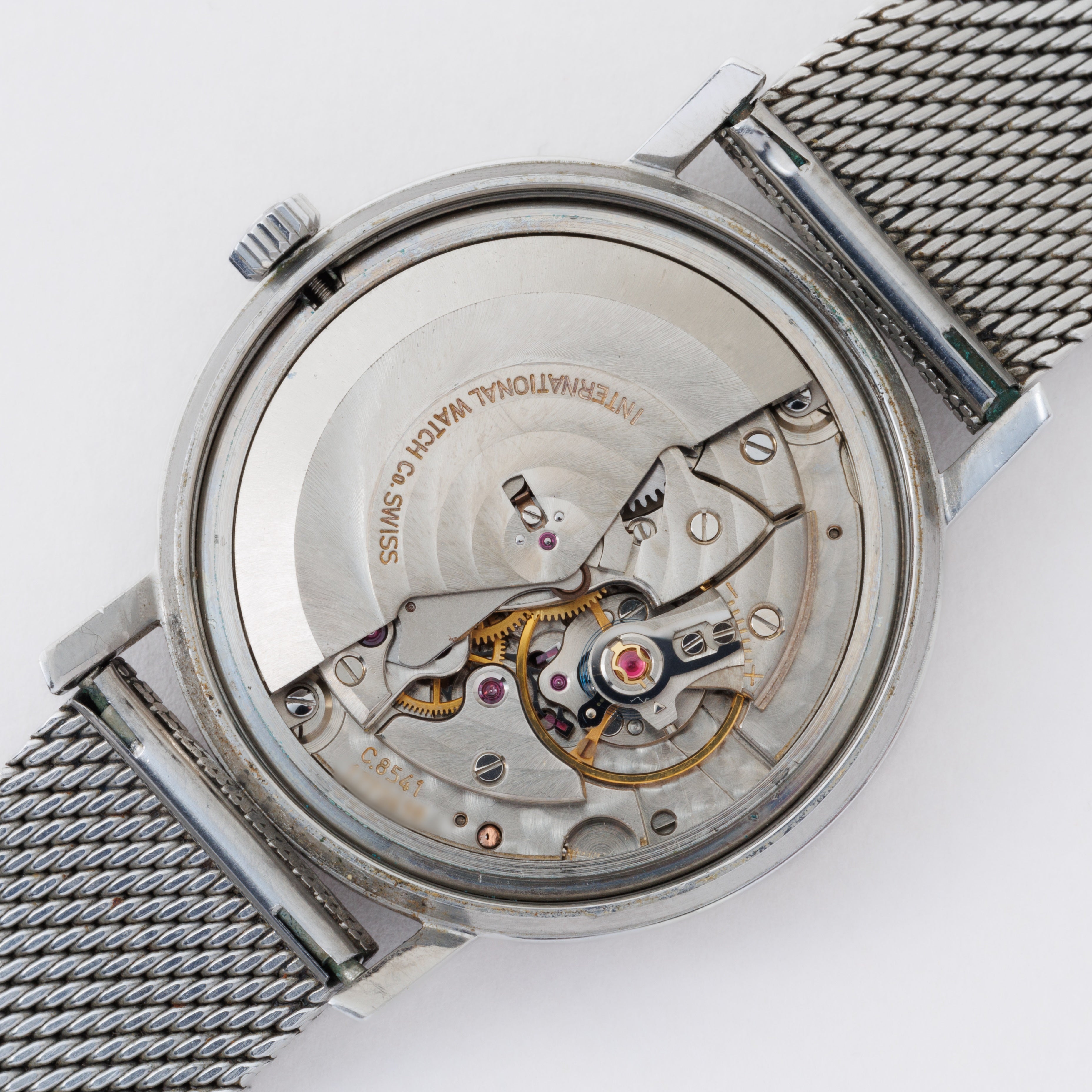 IWC ラウンドケース 1964年製 Ref.808A  純正メッシュブレス ペラトン式自動巻き Cal.8541