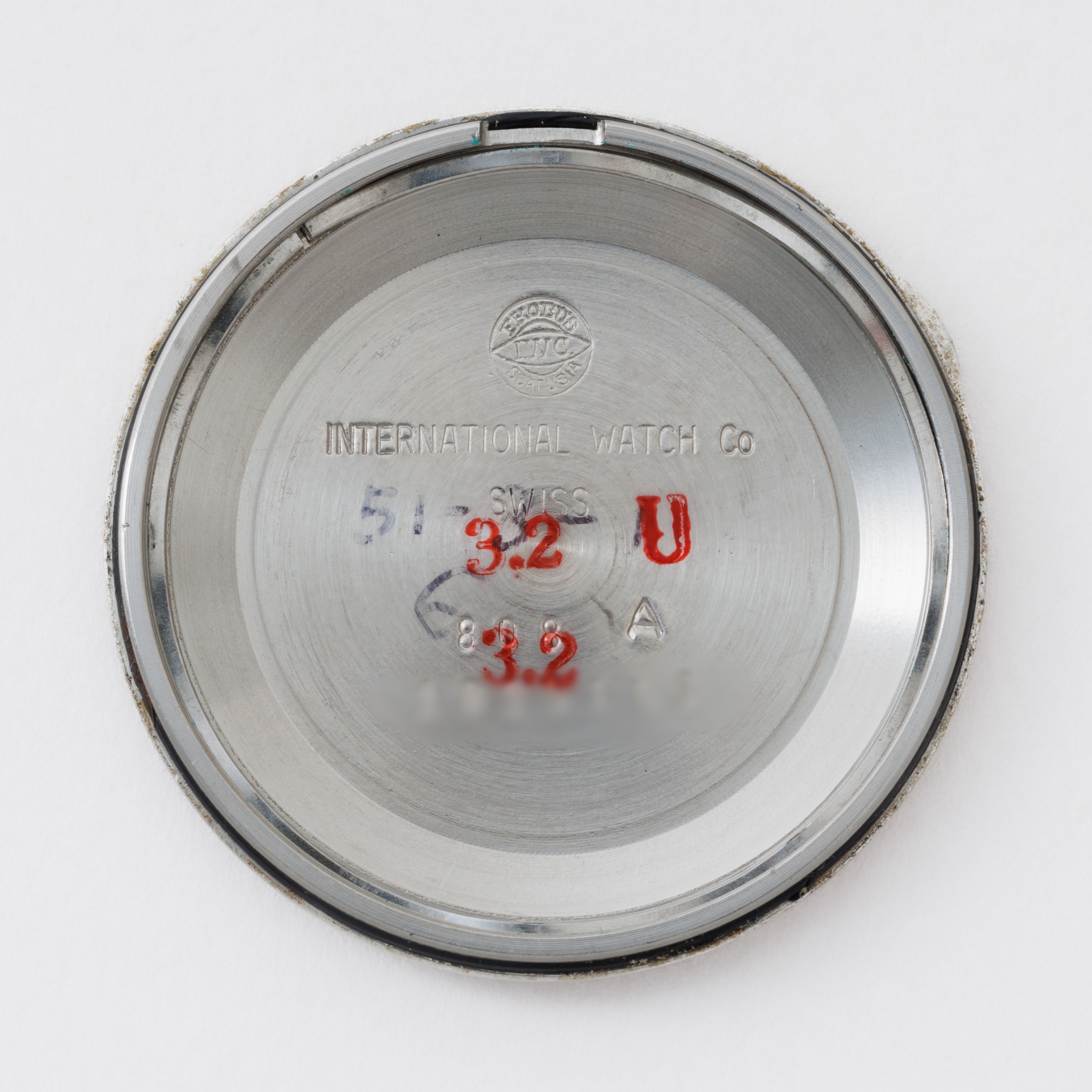 IWC ラウンドケース 1964年製 Ref.808A  純正メッシュブレス ペラトン式自動巻き Cal.8541