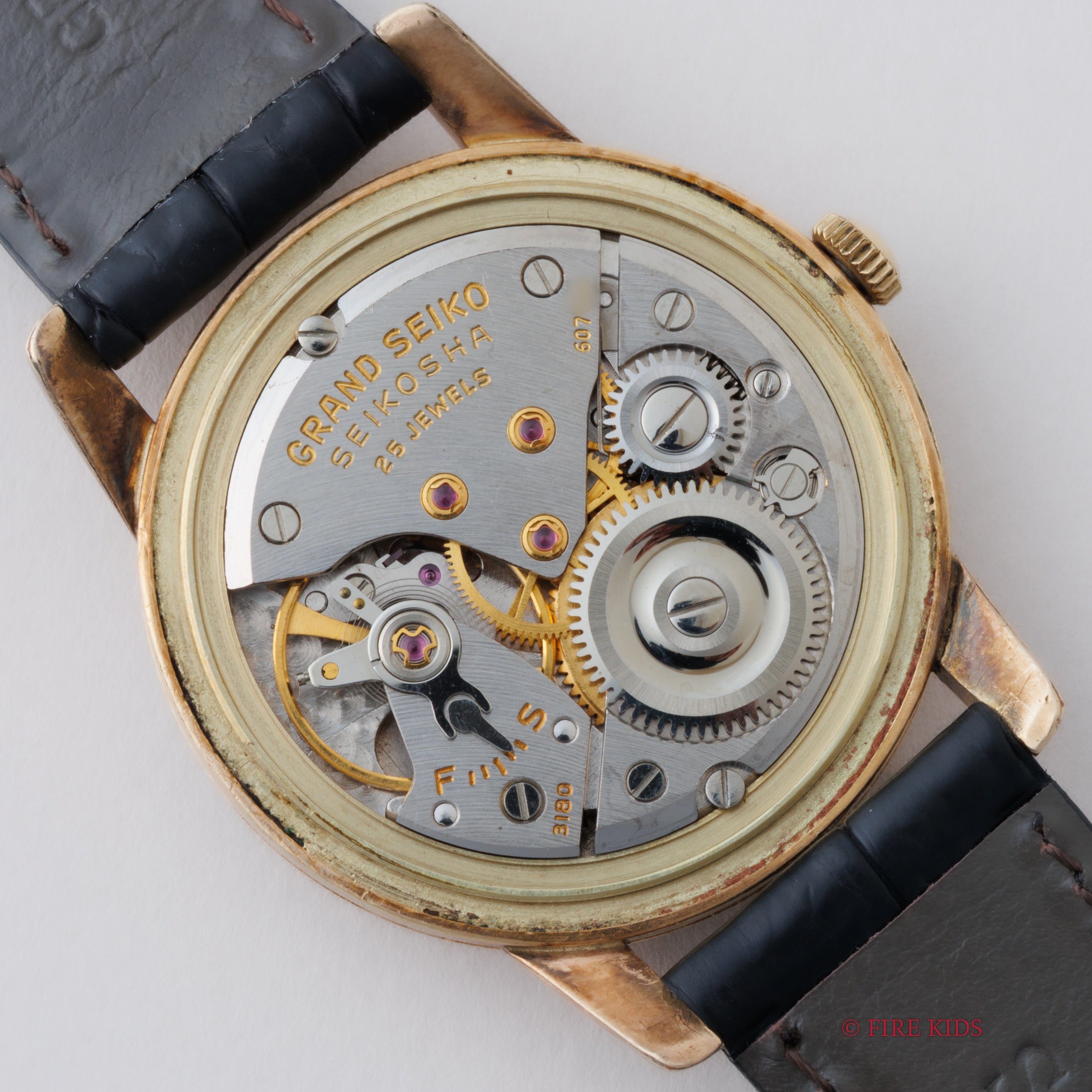 グランドセイコー ファーストモデル 1961年製 Ref.J14070GS 彫文字盤 Cal.3180