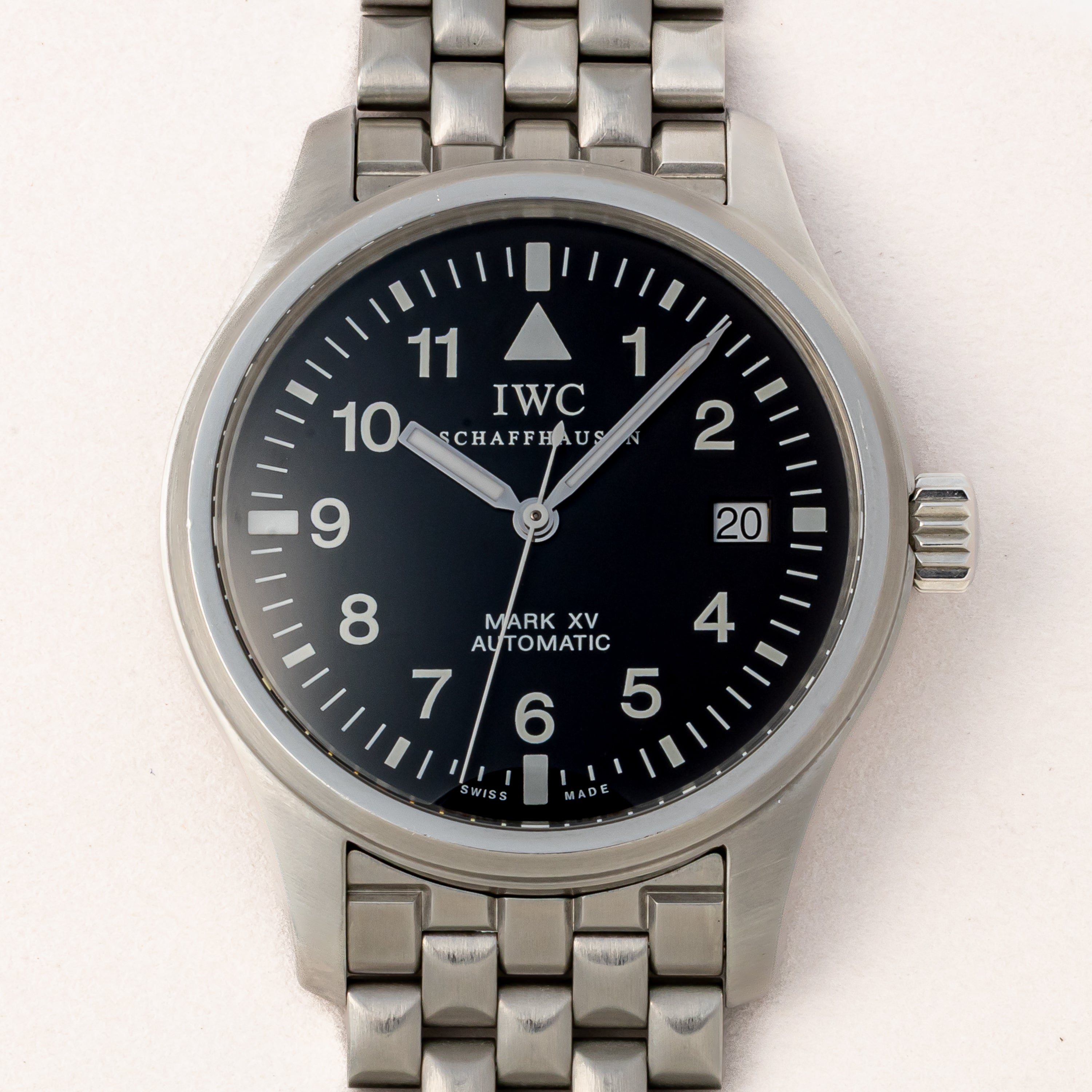 IWC 2001年製 マーク15 ブレス付き 箱、ギャラ付き パイロットウォッチ